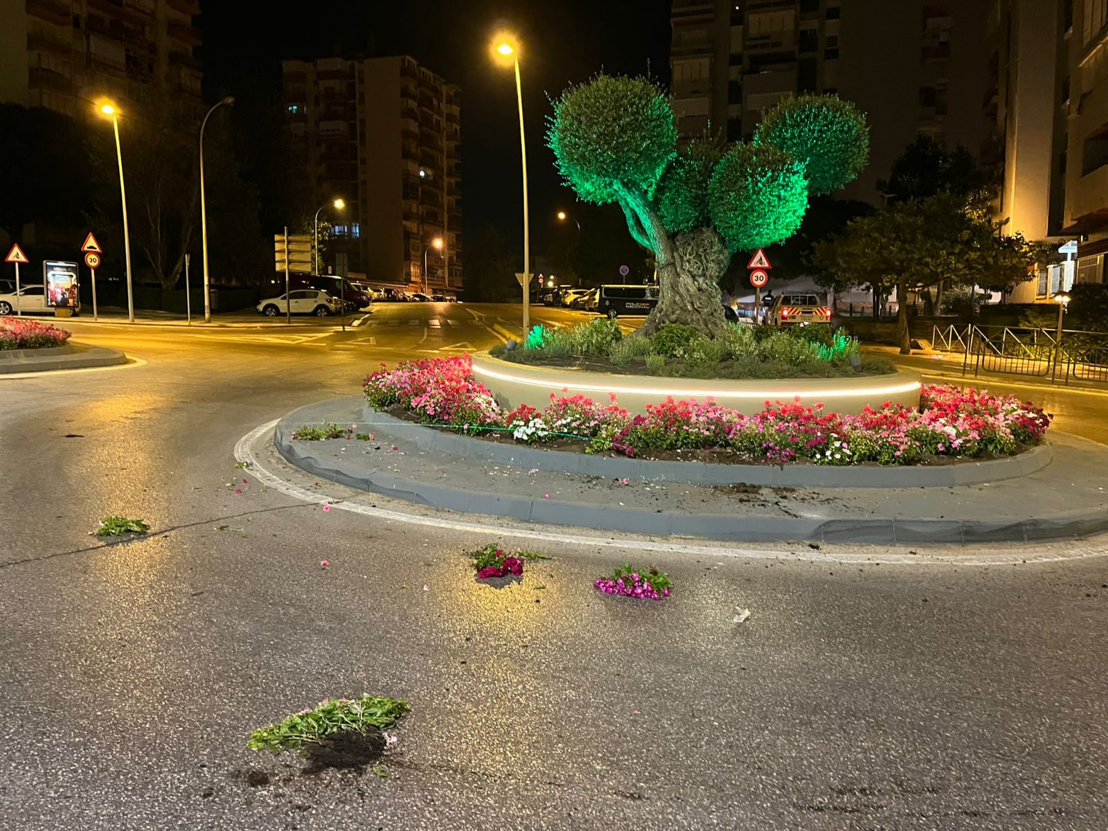 Daños rotonda Daños rotonda