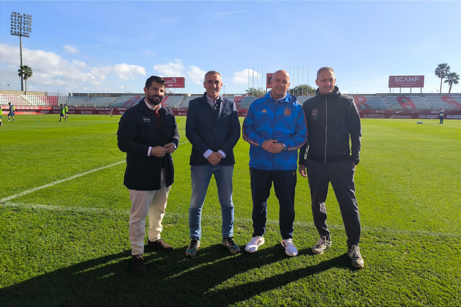 El Nuevo Mirador acoge los entrenamientos de la selección de fútbol Sub