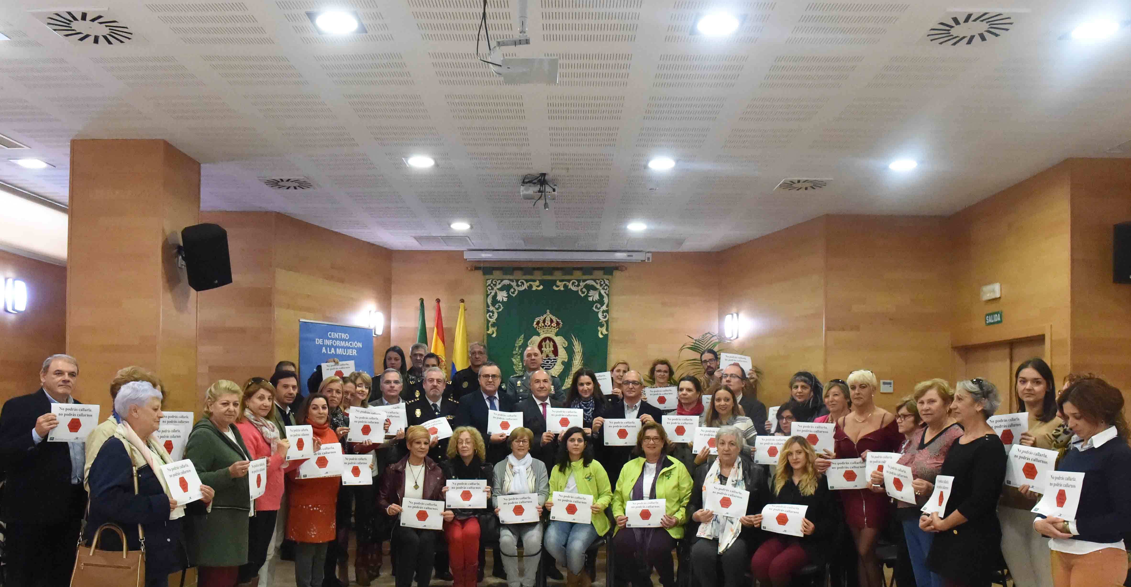 Landaluce preside el acto institucional contra la violencia de género