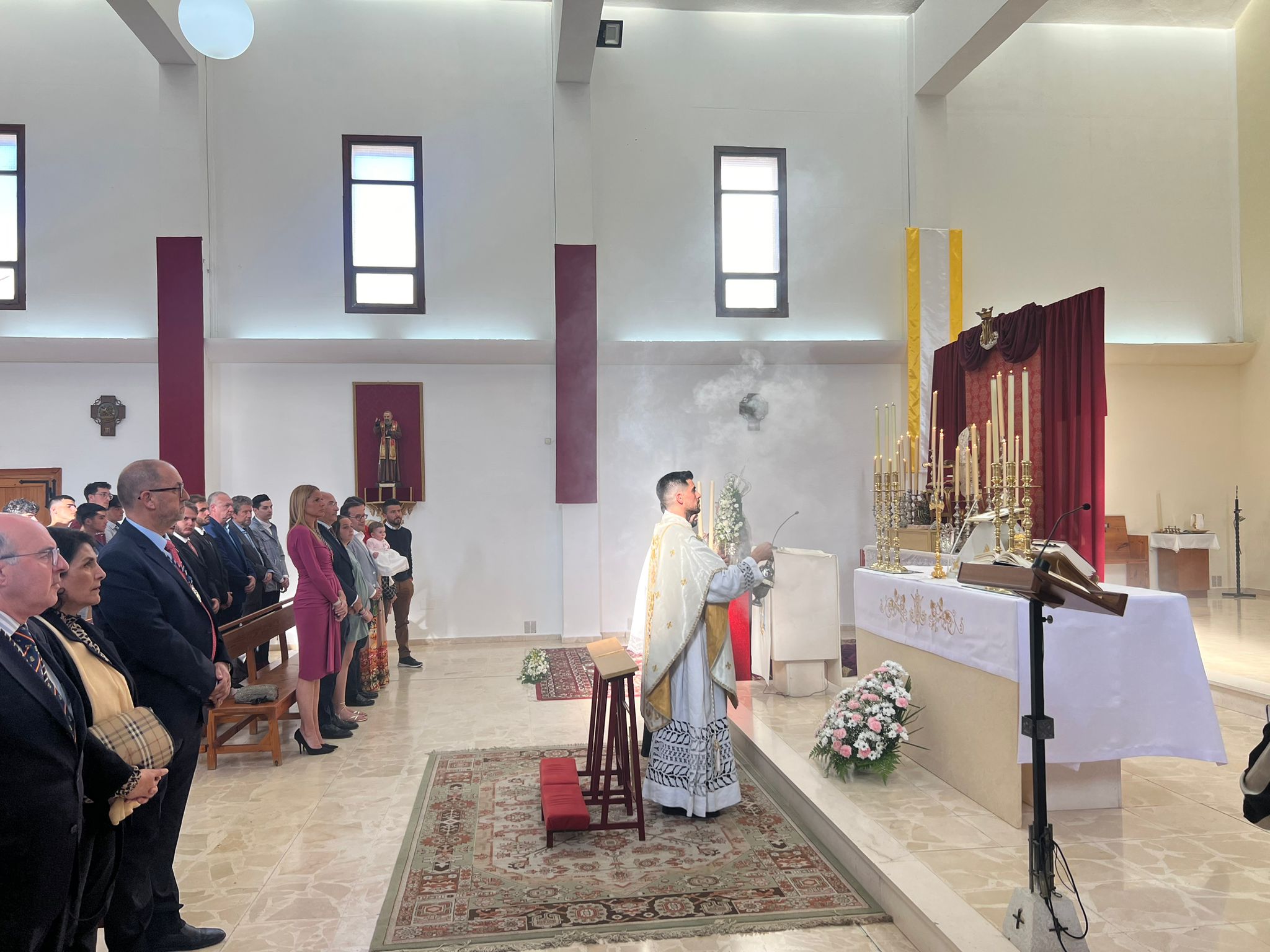 Solanes y Martínez asisten a la Reposición al Culto de la Imagen de María  Santísima de la Victoria en el Saladillo