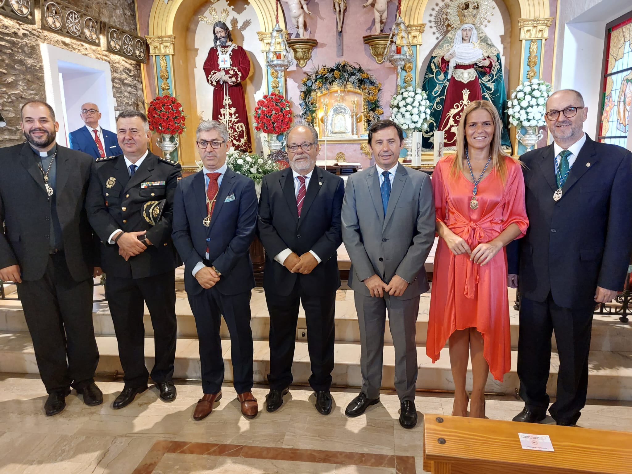 María Solanes asiste a la toma de posesión de la Junta de Gobierno de la  Hermandad de Medinaceli