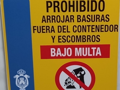 Cartel basuras Cartel basuras