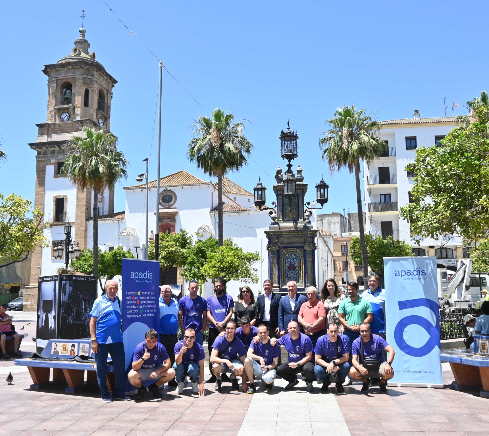 Landaluce recibe al equipo Apadis - Loluba CF, campeón de la 1ª División de la Liga Andaluza Inclusiva