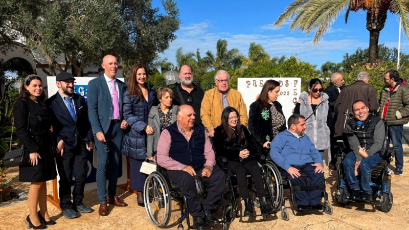 Conesa y colectivos algecireños de discapacidad asisten a la ‘VIII Edición de los Premios FEGADI’