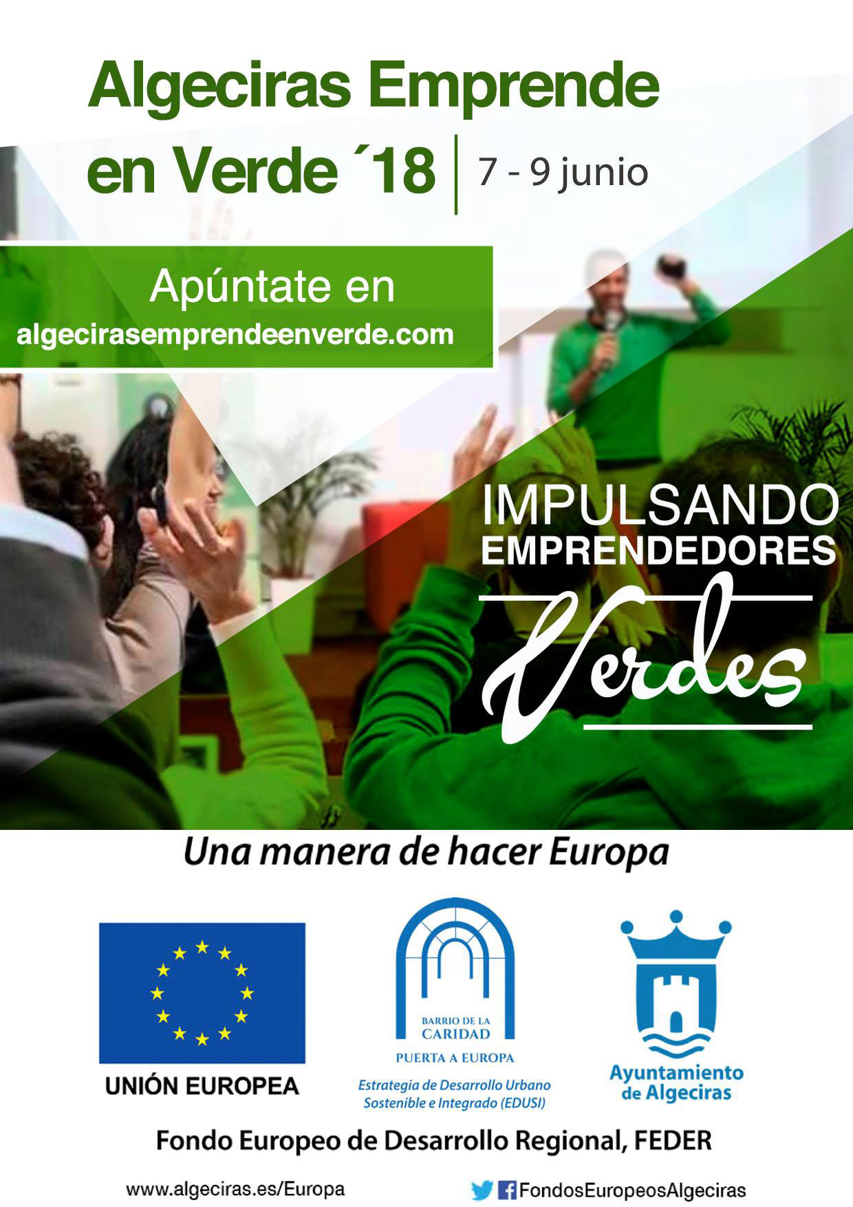 Cartel Emprende en Verde web