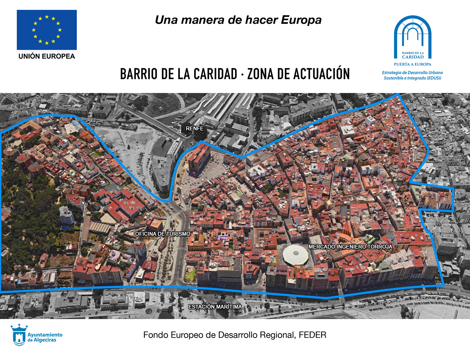 Plano Mapa Barrio Caridad