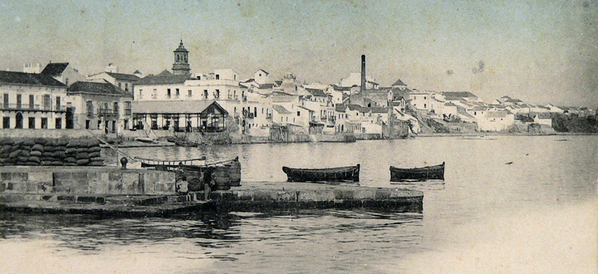 Vista general de Algeciras (1906)