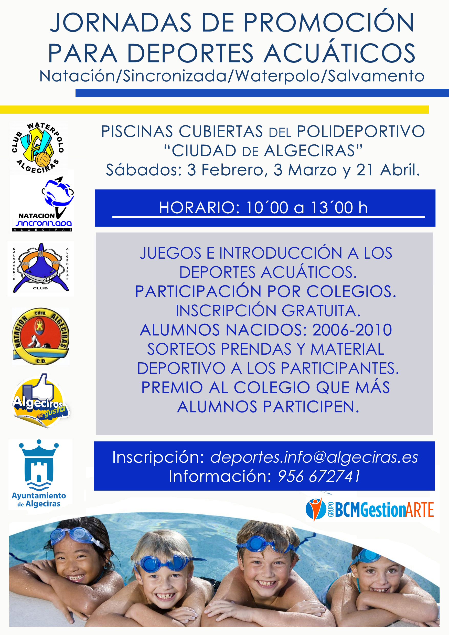 CARTEL JORNADAS DEPORTES ACUÁTICOS