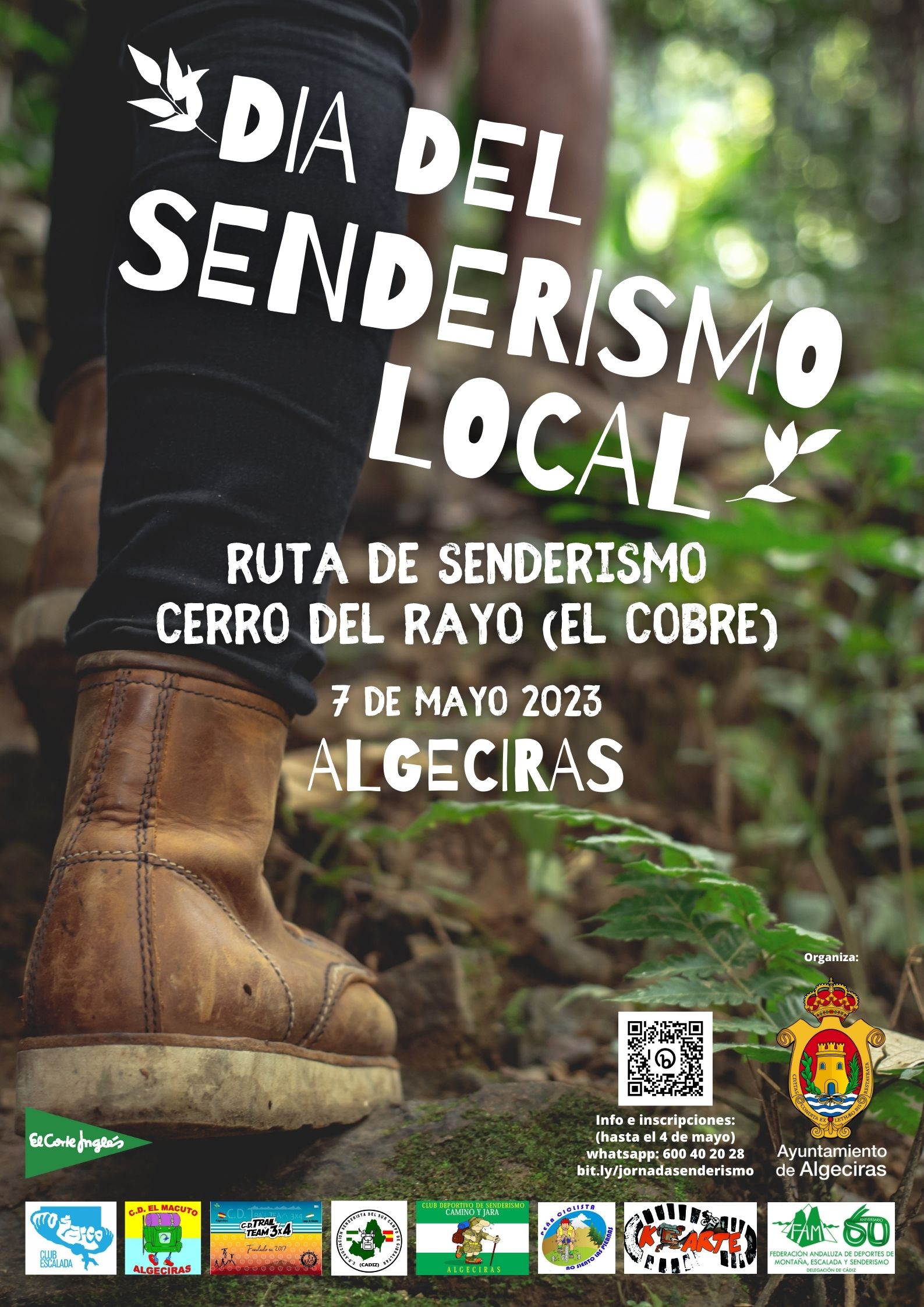 Cartel Día del Senderismo Local