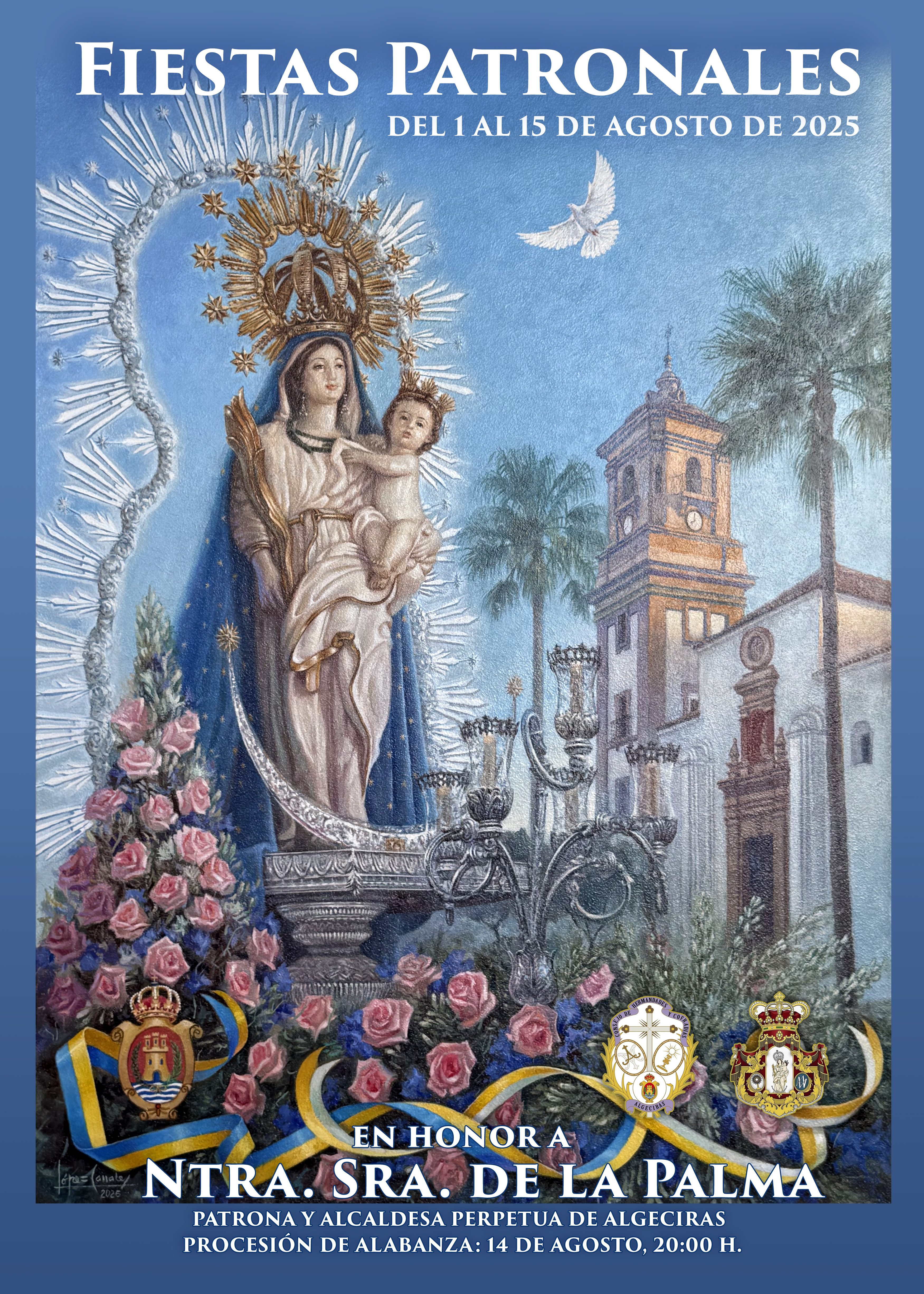 Cartel actos Virgen Palma 2