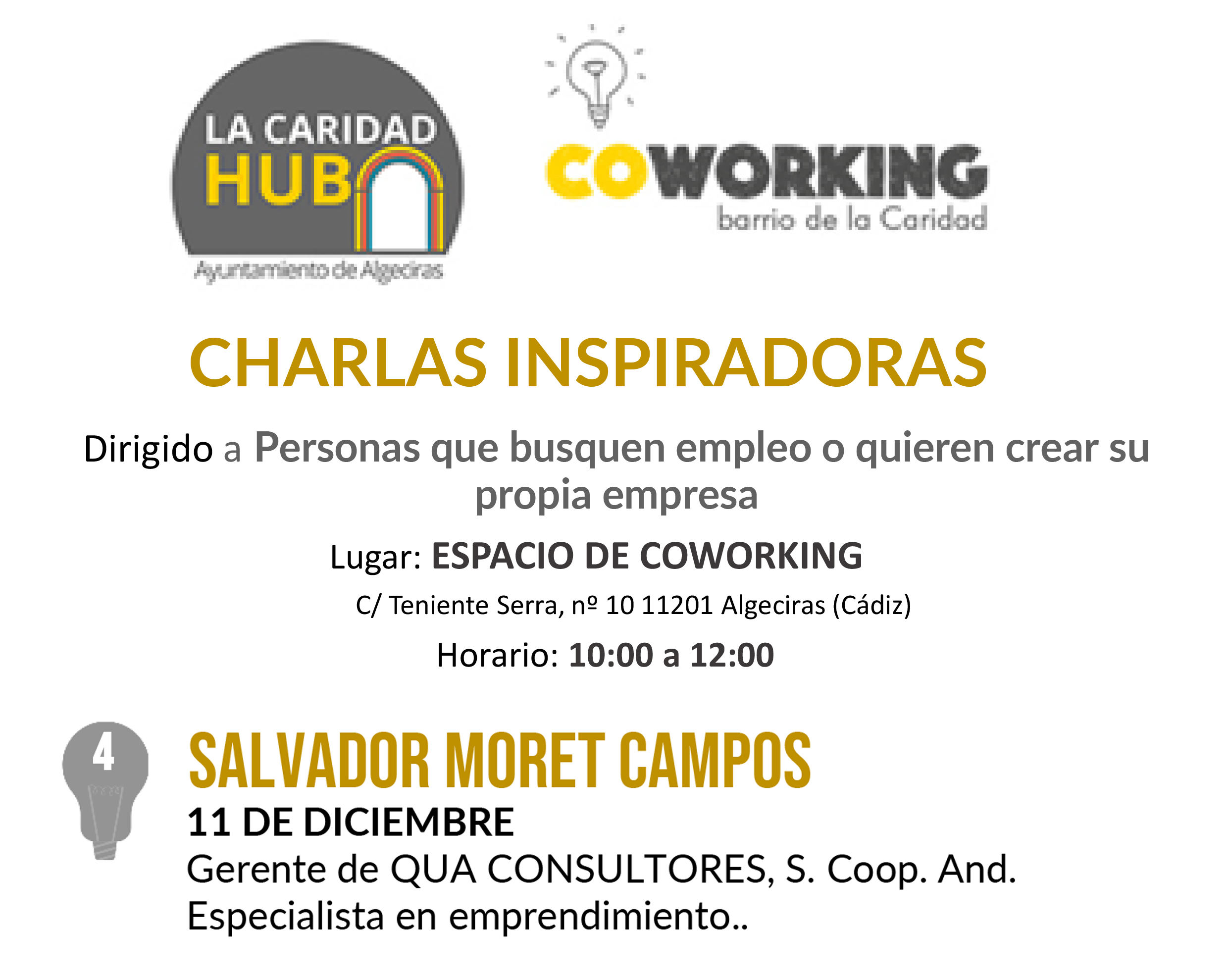 Charlas Salvador Moret
