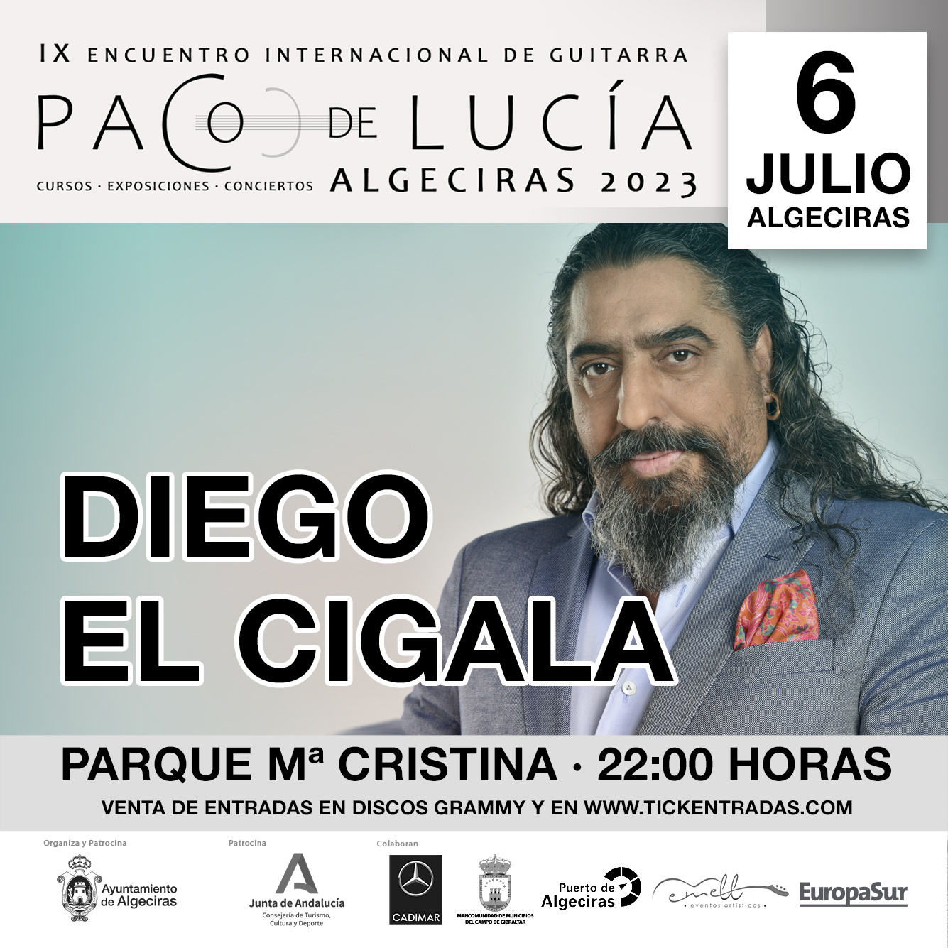 DIEGO CIGALA RRSS - cartel encuentro paco de lucia 2023