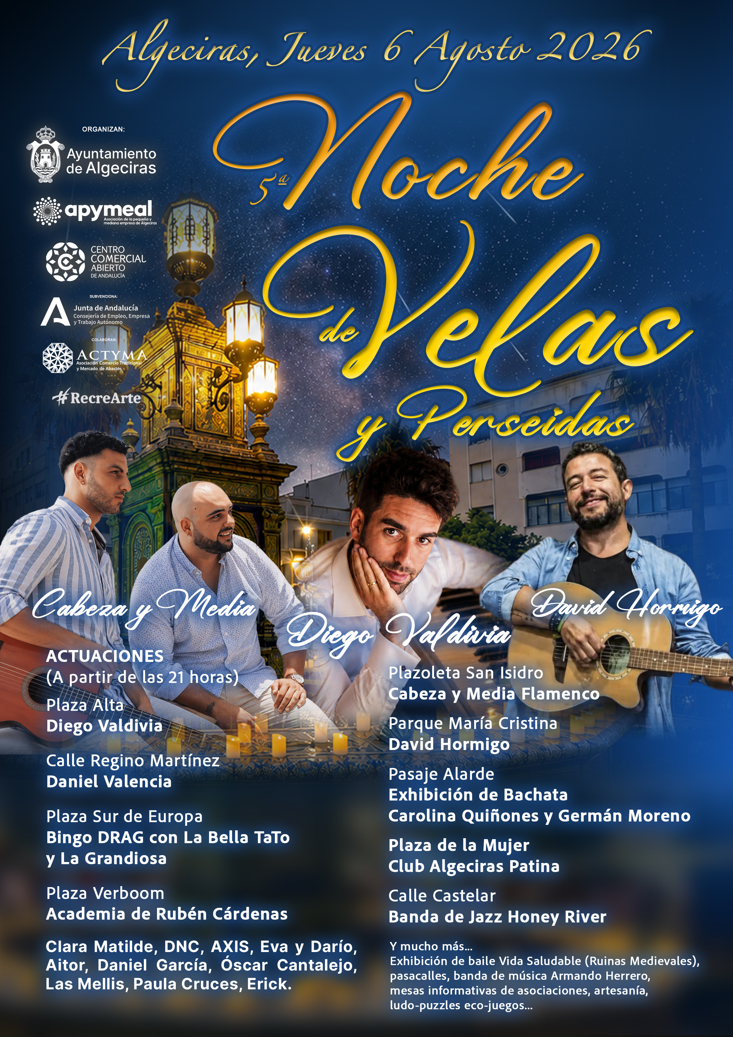 Velas 2026 A3 actuaciones
