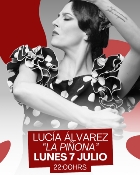 Actuación de Lucía Álvarez La Piñona.  XI Encuentro Internacional de Guitarra Paco de Lucía