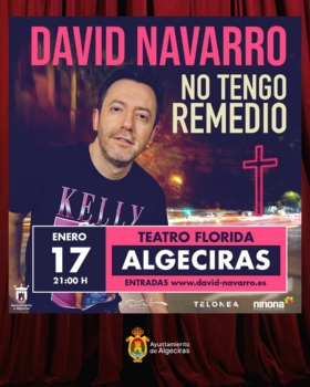 David Navarro  con su espectáculo “No tengo remedio”.