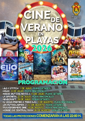 Cine de verano en playas