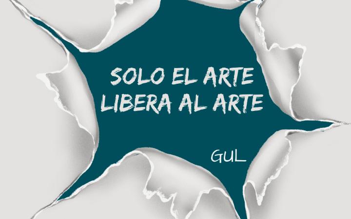 Portada del poemario Solo el arte libera al arte