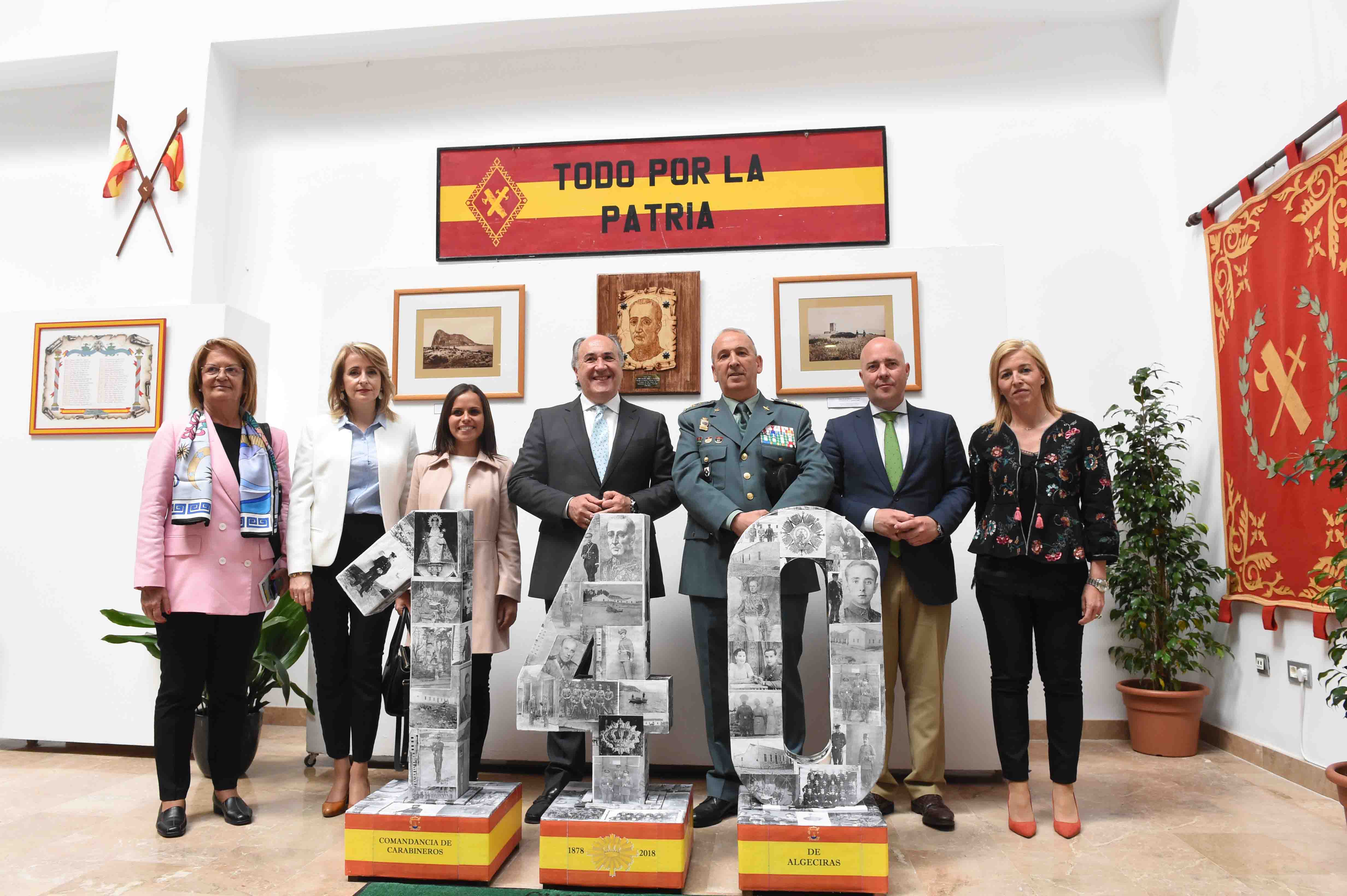 1-INAUGURACIÓN DE LA EXPOSICIÓN CON MOTIVO DEL 140 ANIVERSARIO DE LA CREACIÓN DE LA COMANDANCIA DE CARABINEROS DE ALGECIRAS