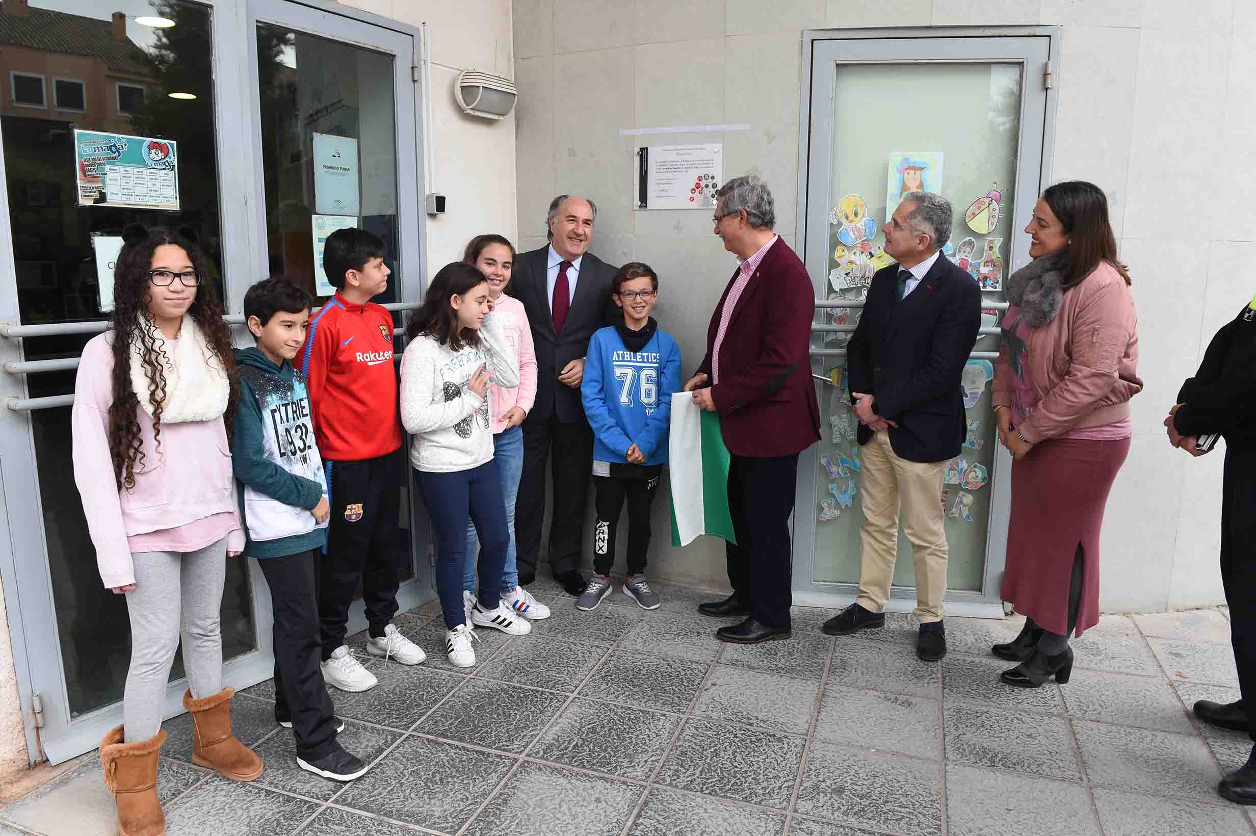 1-VISITA COLEGIO PARQUE DEL ESTRECHO PLACA SEGURIDAD VIAL