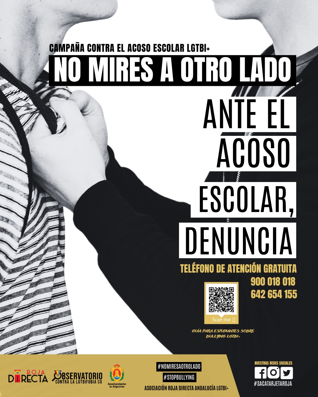 Cartel  acoso escolar algeciras