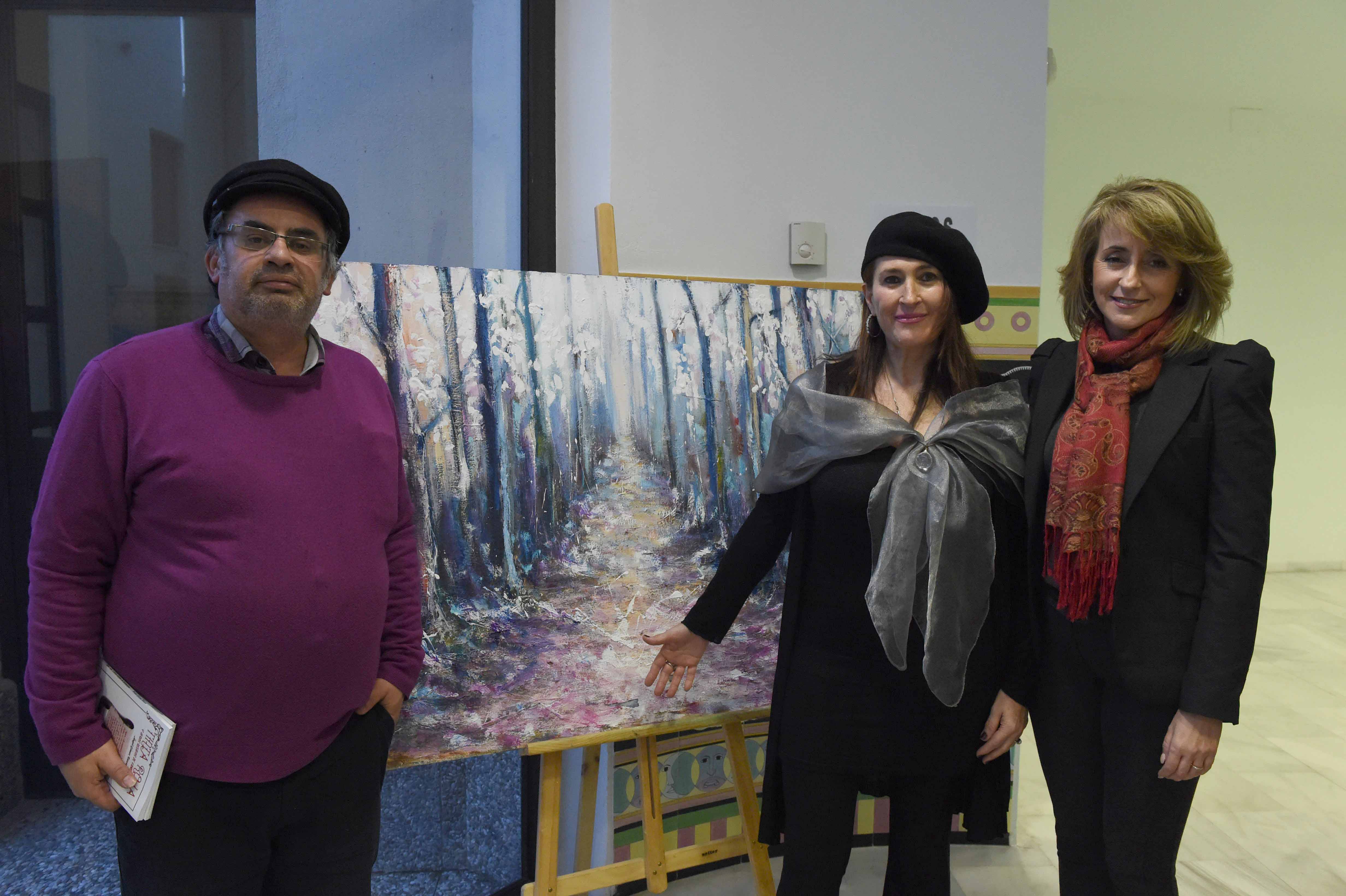 EXPOSICION DE PINTURA LAURA ZARRAGA PINTURA DE MUJER