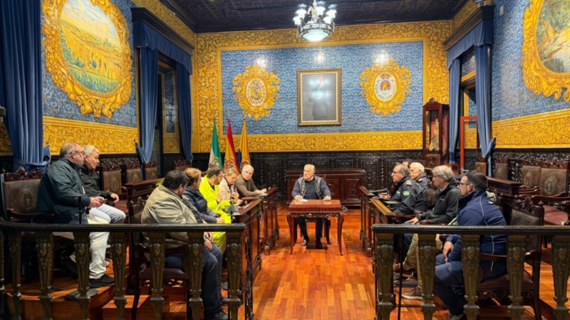 El alcalde reúne al comité de emergencias municipal ante la situación de precipitaciones