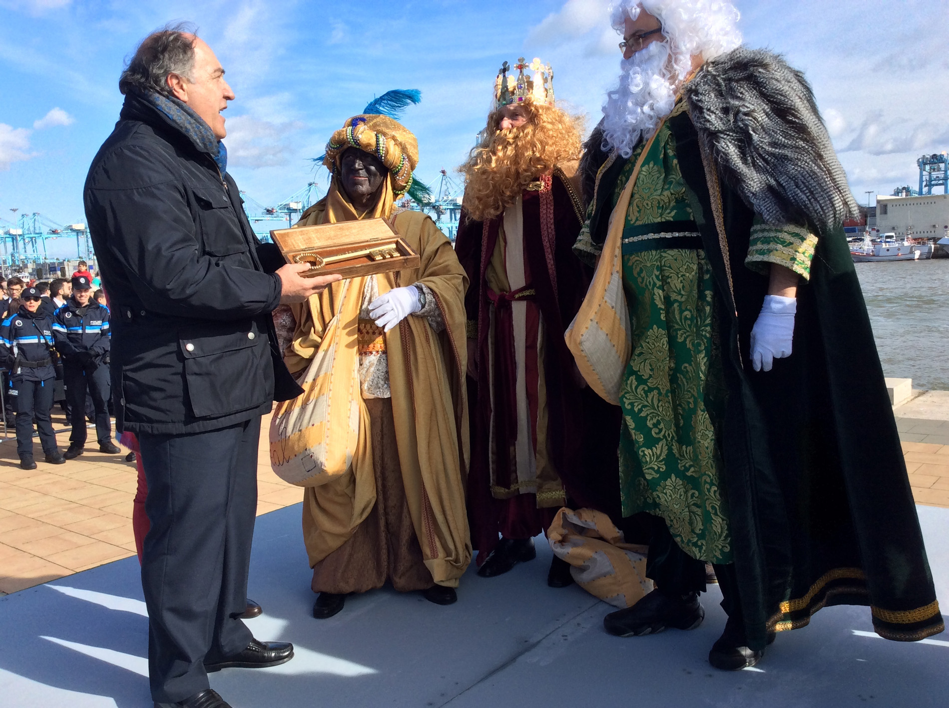 Foto alcalde Reyes Magos