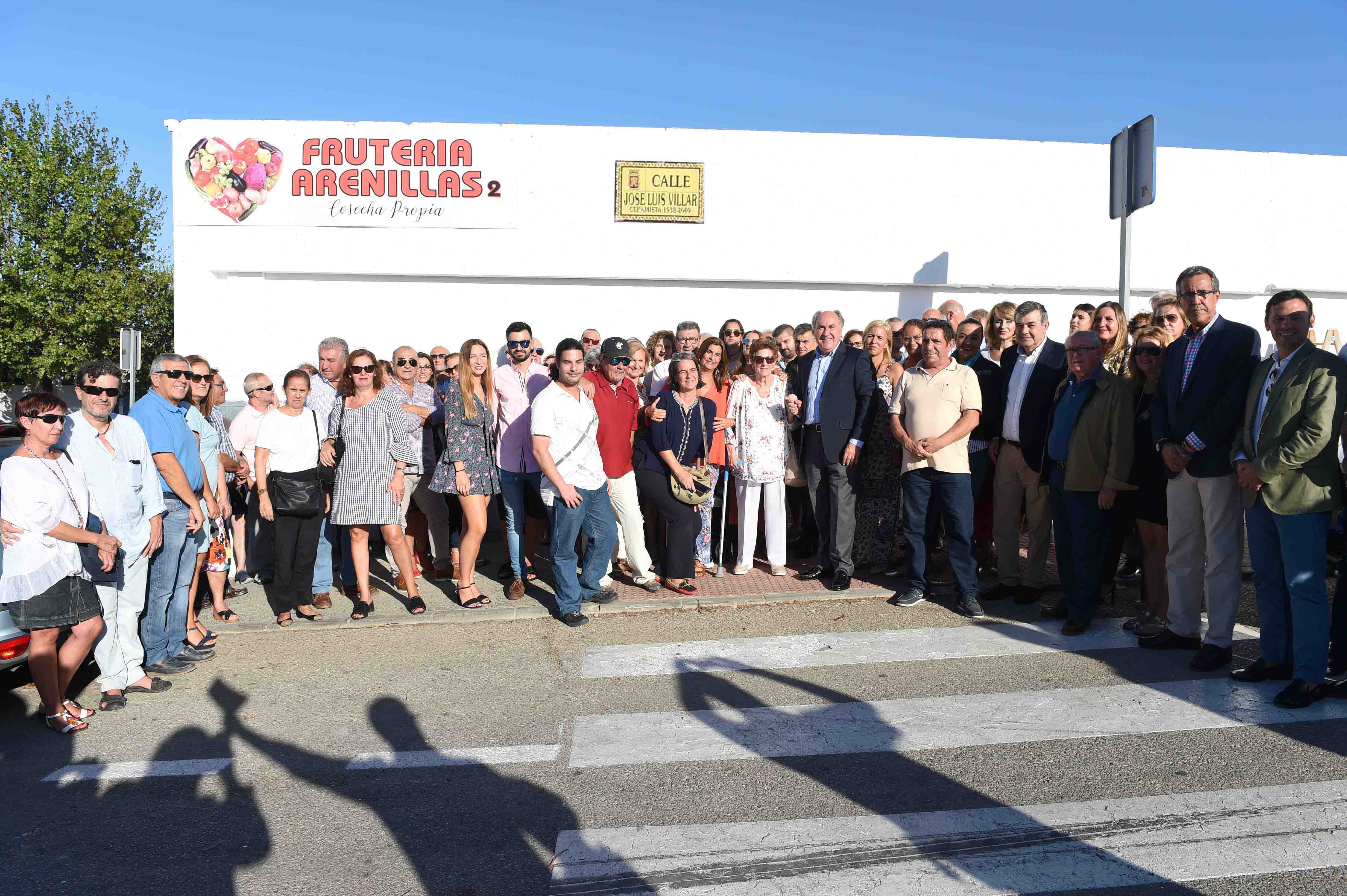 INAUGURACIÓN DE LA CALLE JOSÉ LUIS VILLAR