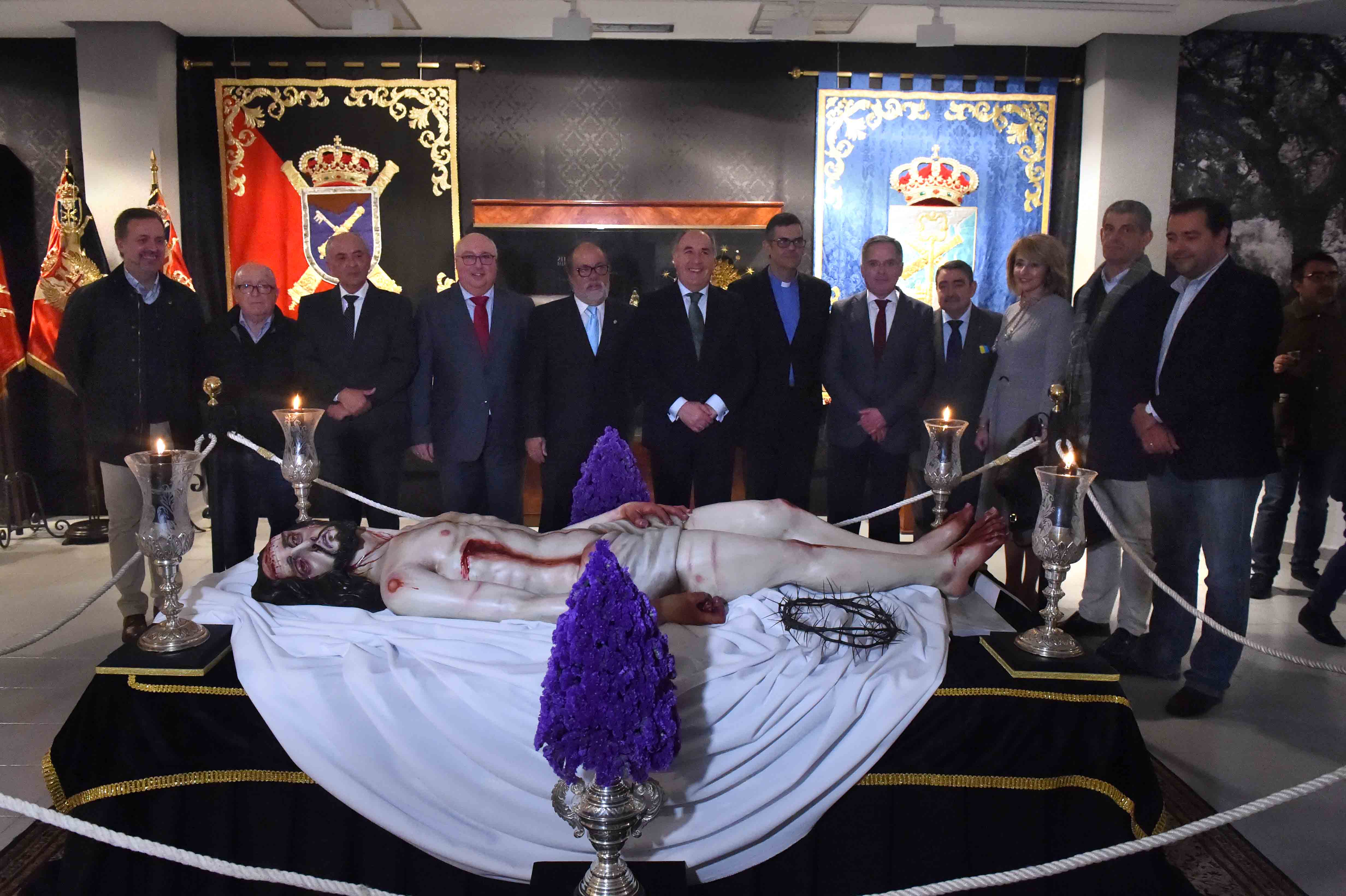 INAUGURACIÓN DE LA EXPOSICIÓN DE LA COFRADÍA DEL SANTO ENTIERRO