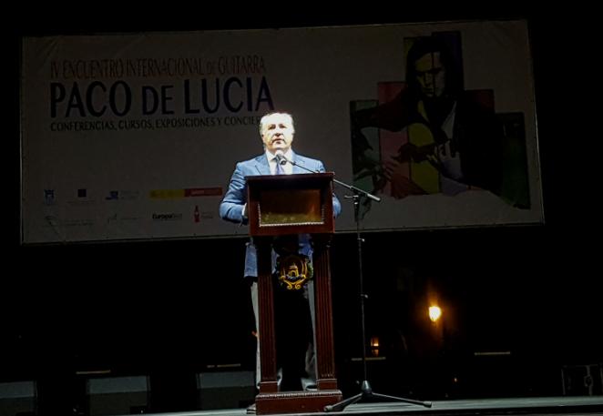 LANDALUCE IV INAUGURA ENCUENTRO PACO DE LUCÍA