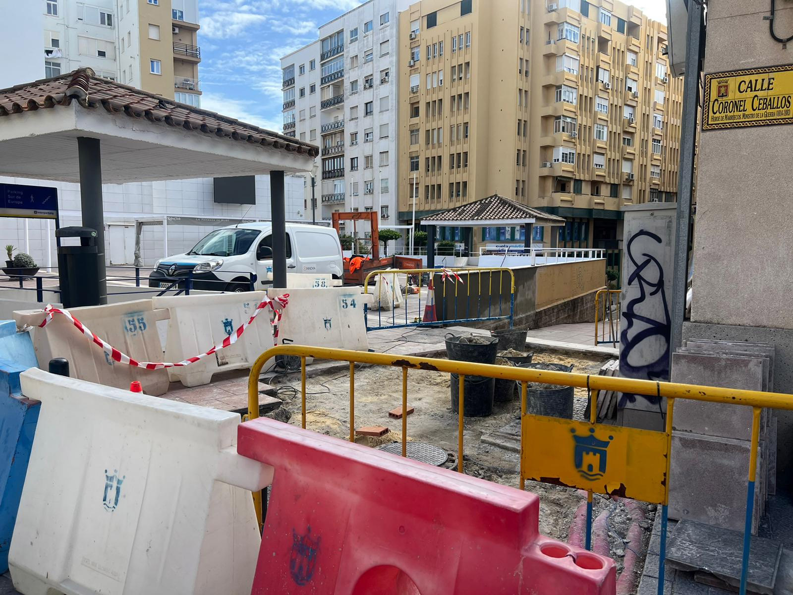 OBRAS CALLE CORONEL CEBALLOS