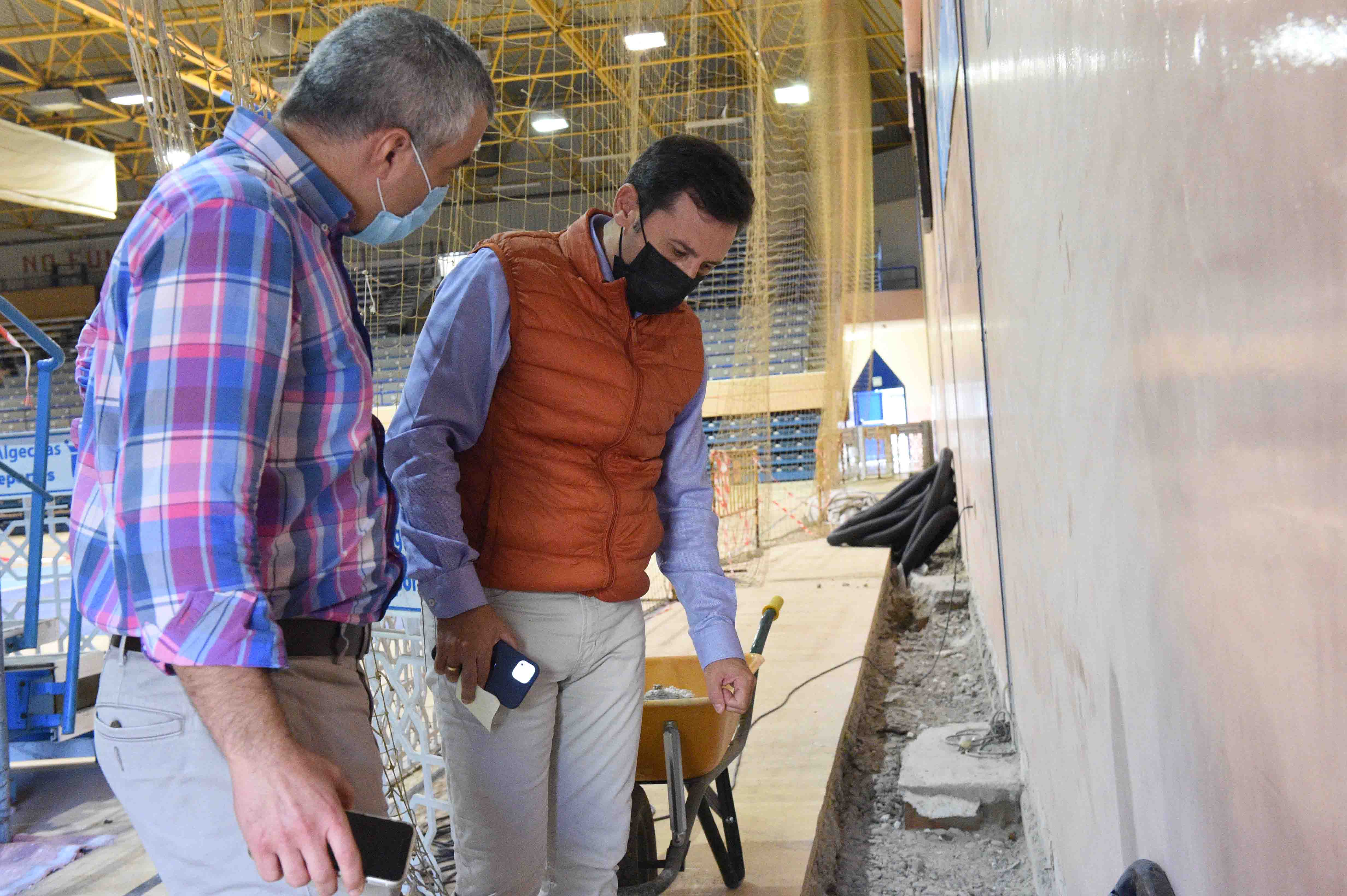 OBRAS EN EL POLIDEPORTIVO