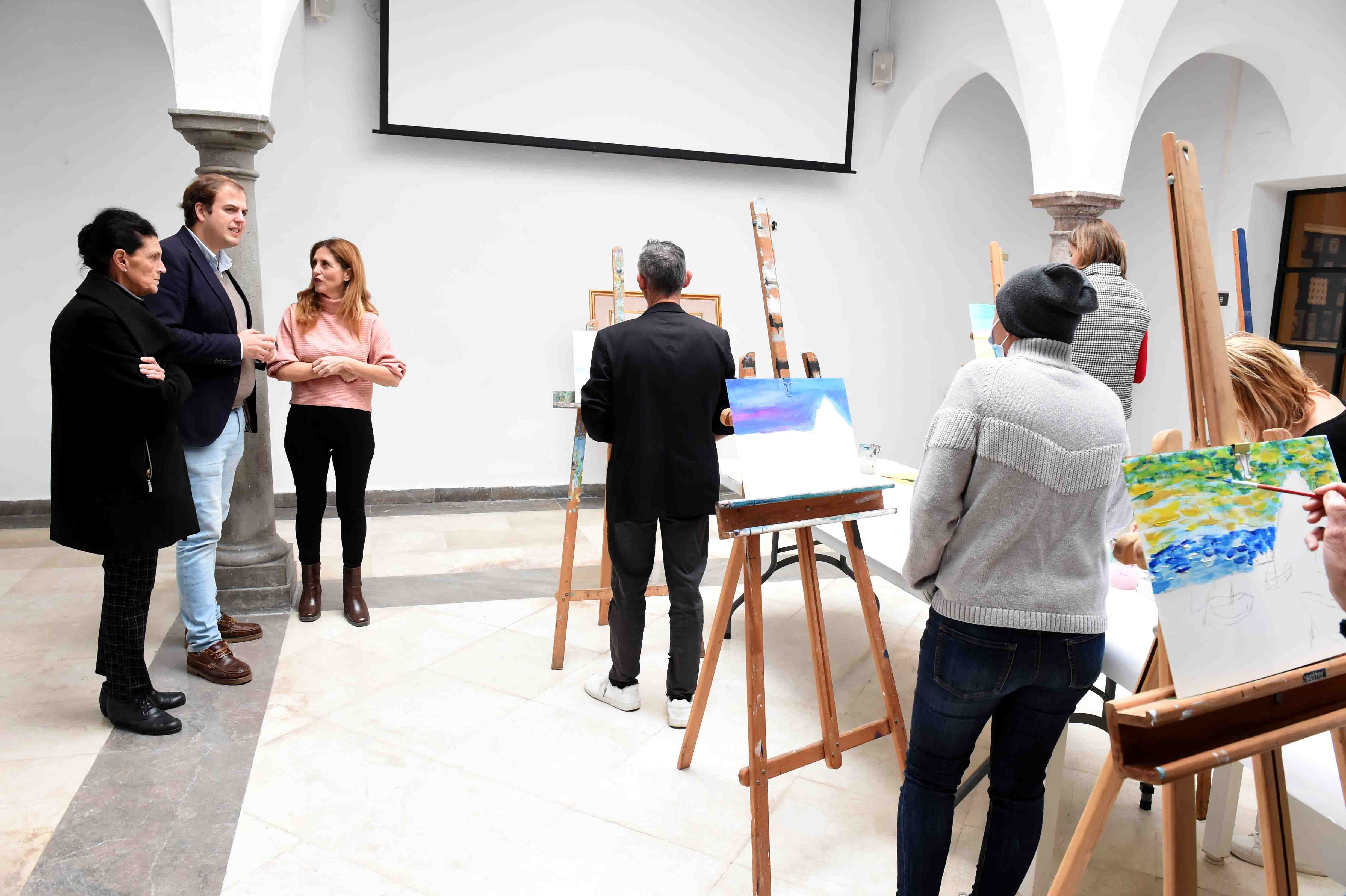 PRACTICA DE PINTURA CRISTINA HARILLO EN EL MUSEO