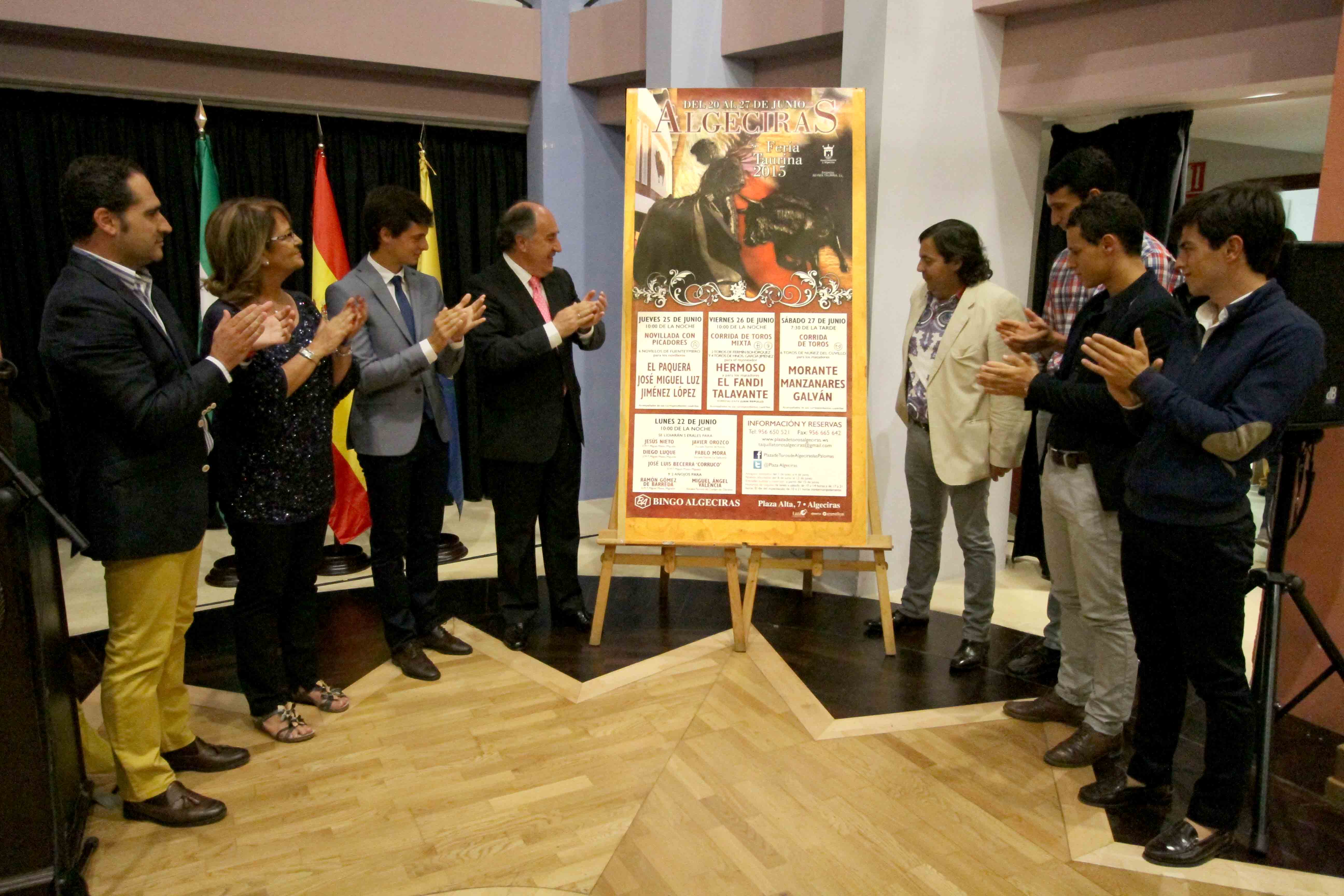 PRESENTACIÓN CARTEL TAURINO FERIA REAL ALGECIRAS 2015