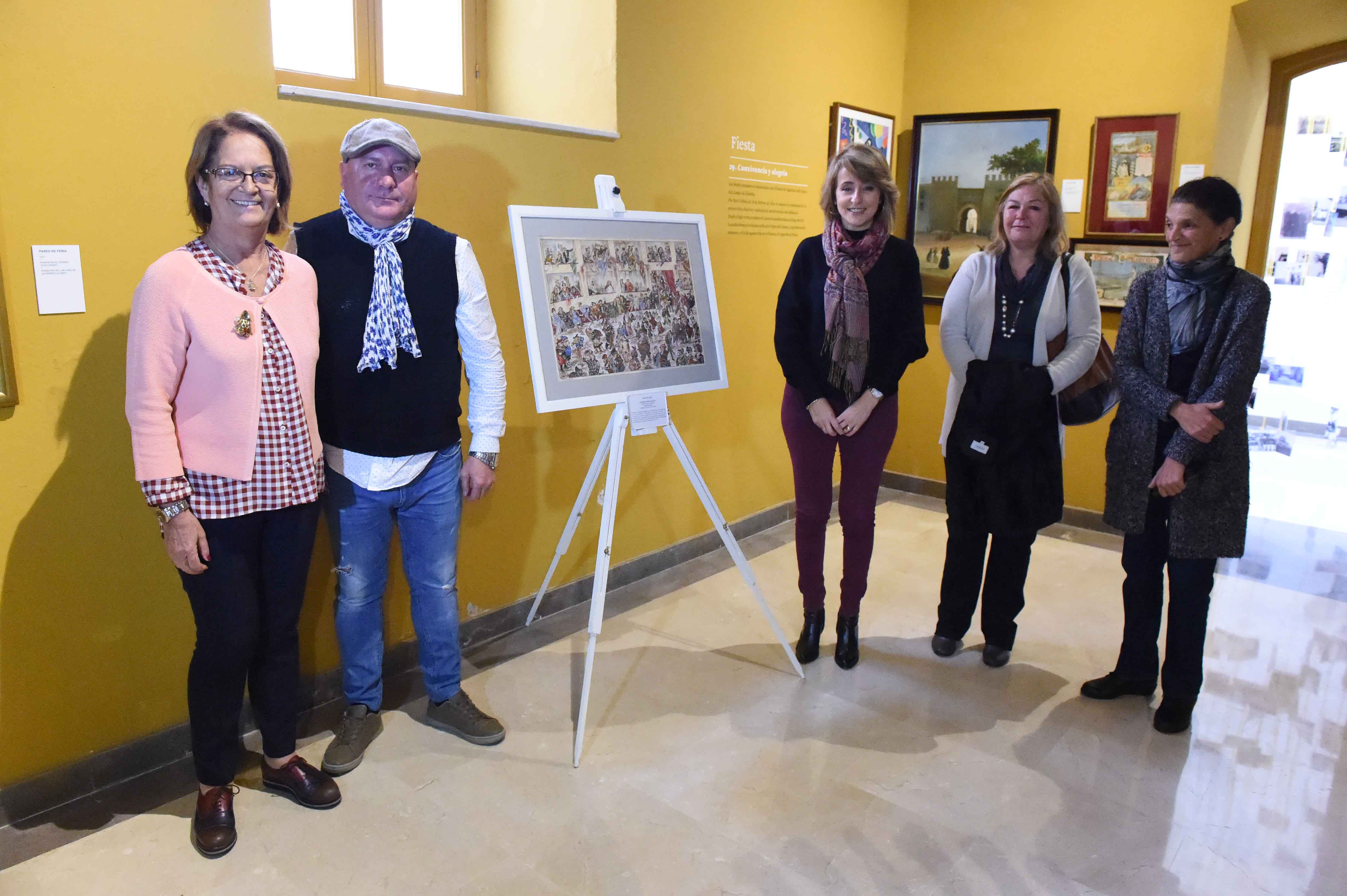 PRESENTACIÓN DE LA OBRA DE JOSÉ ROMÁN ESCENA DE CARNAVAL