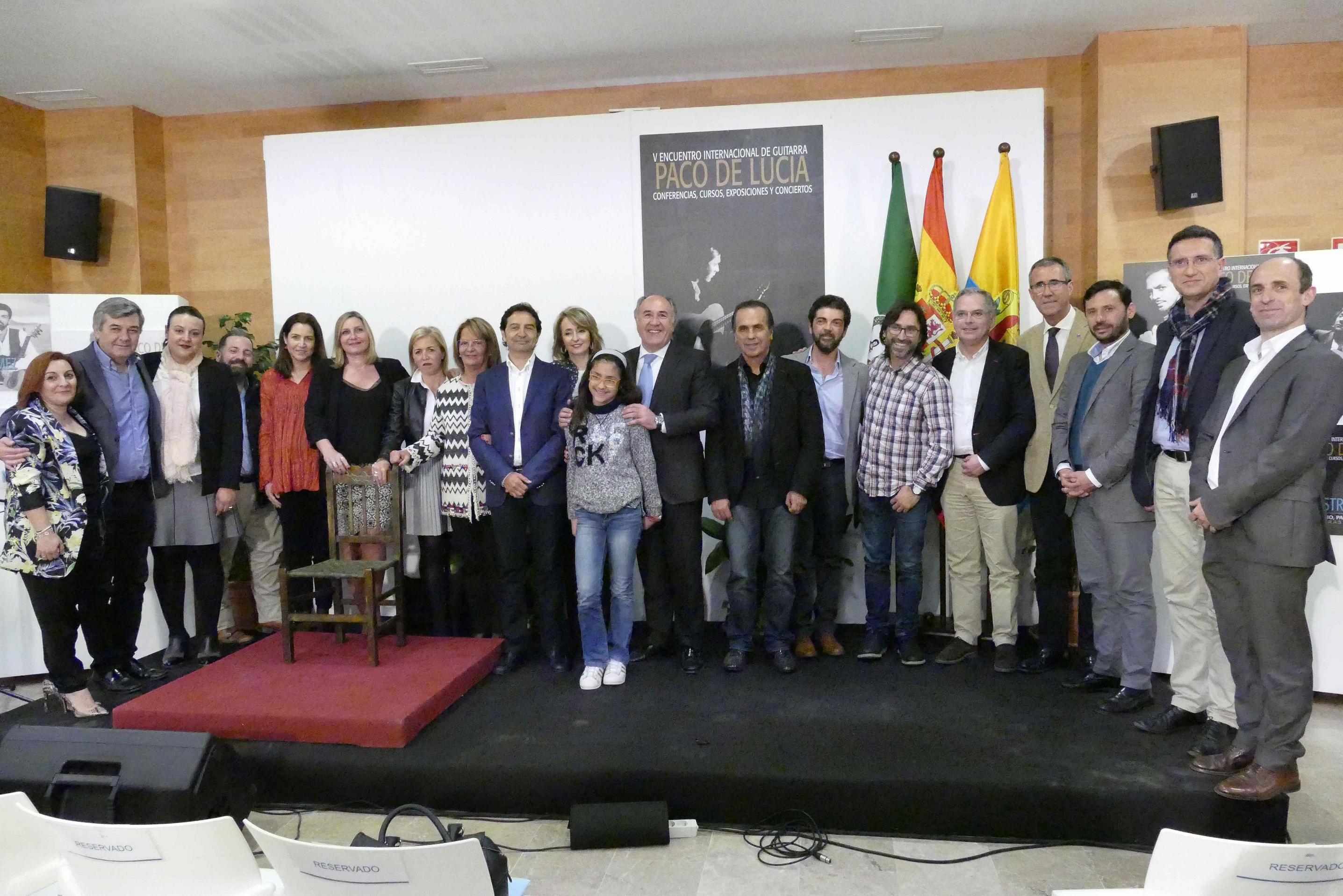 PRESENTACIÓN DEL V ENCUENTRO INTERNACIONAL DE GUITARRA PACO DE LUCÍA