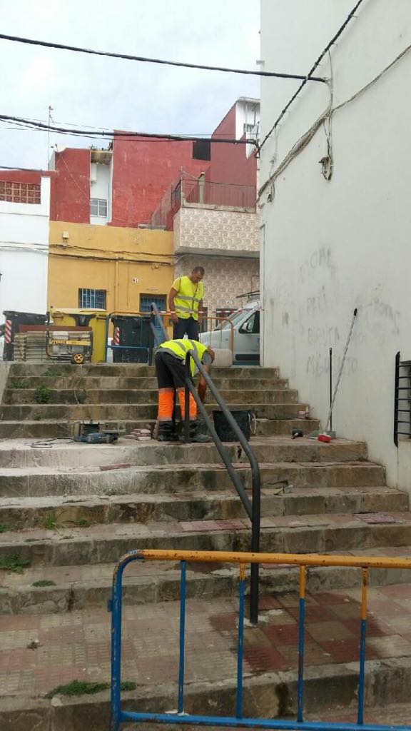 REPARACIÓN ESCALERA JUAN NIÑO