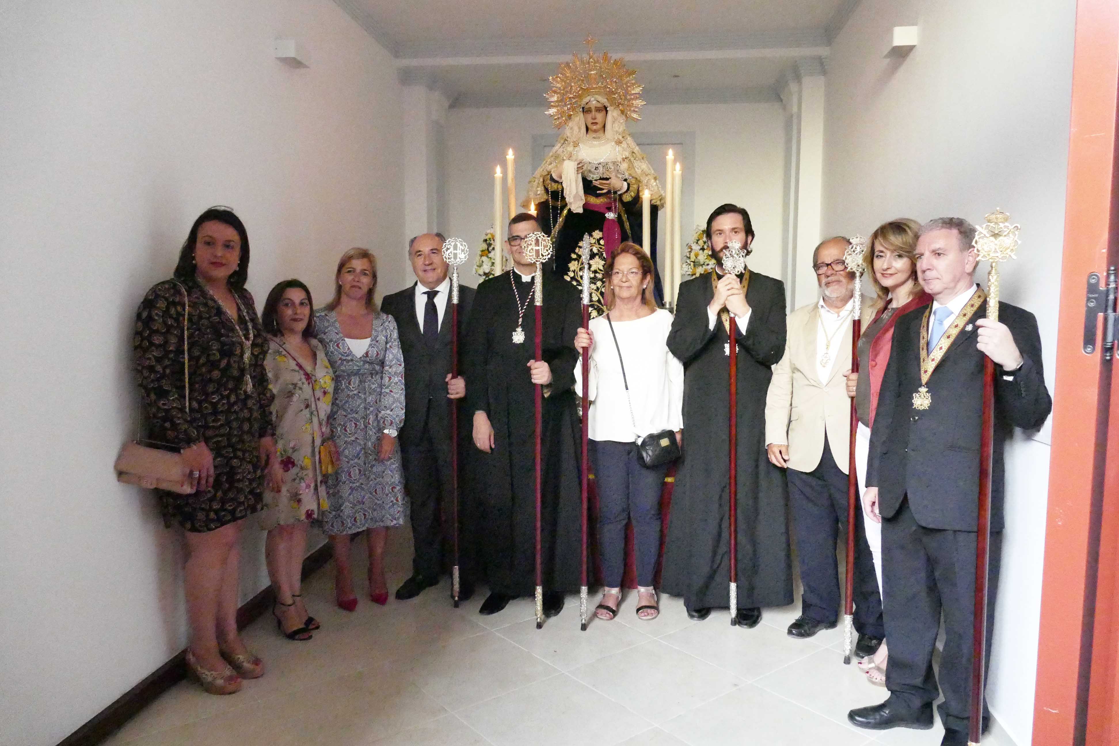 TRASLADO DE LA VIRGEN HASTA CAPILLA DE LA PLAZA DE TOROS
