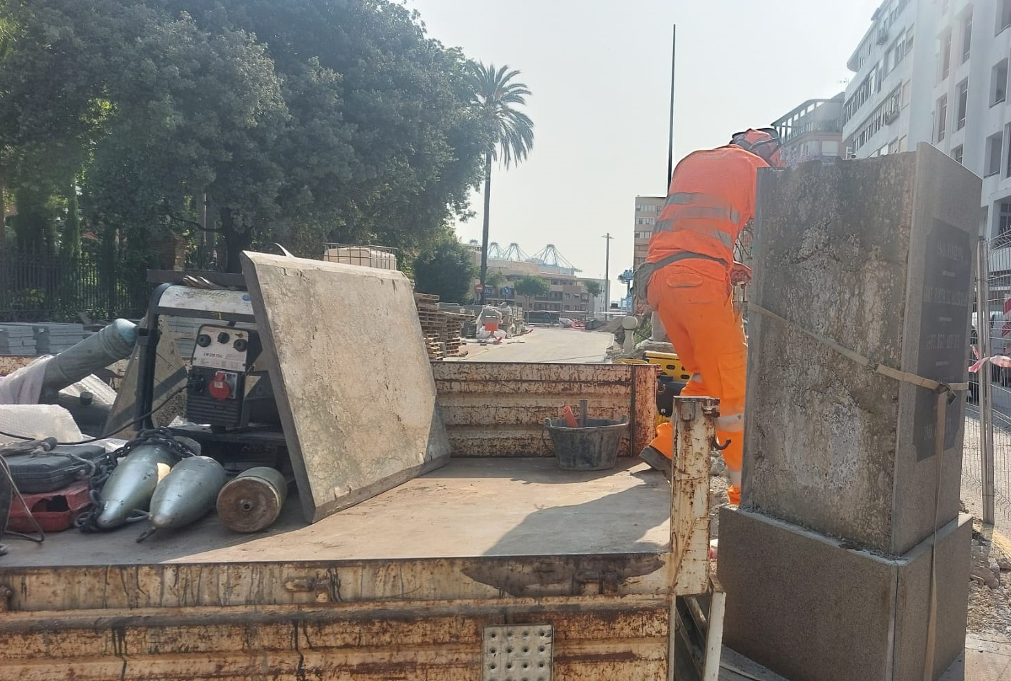Traslado monumento