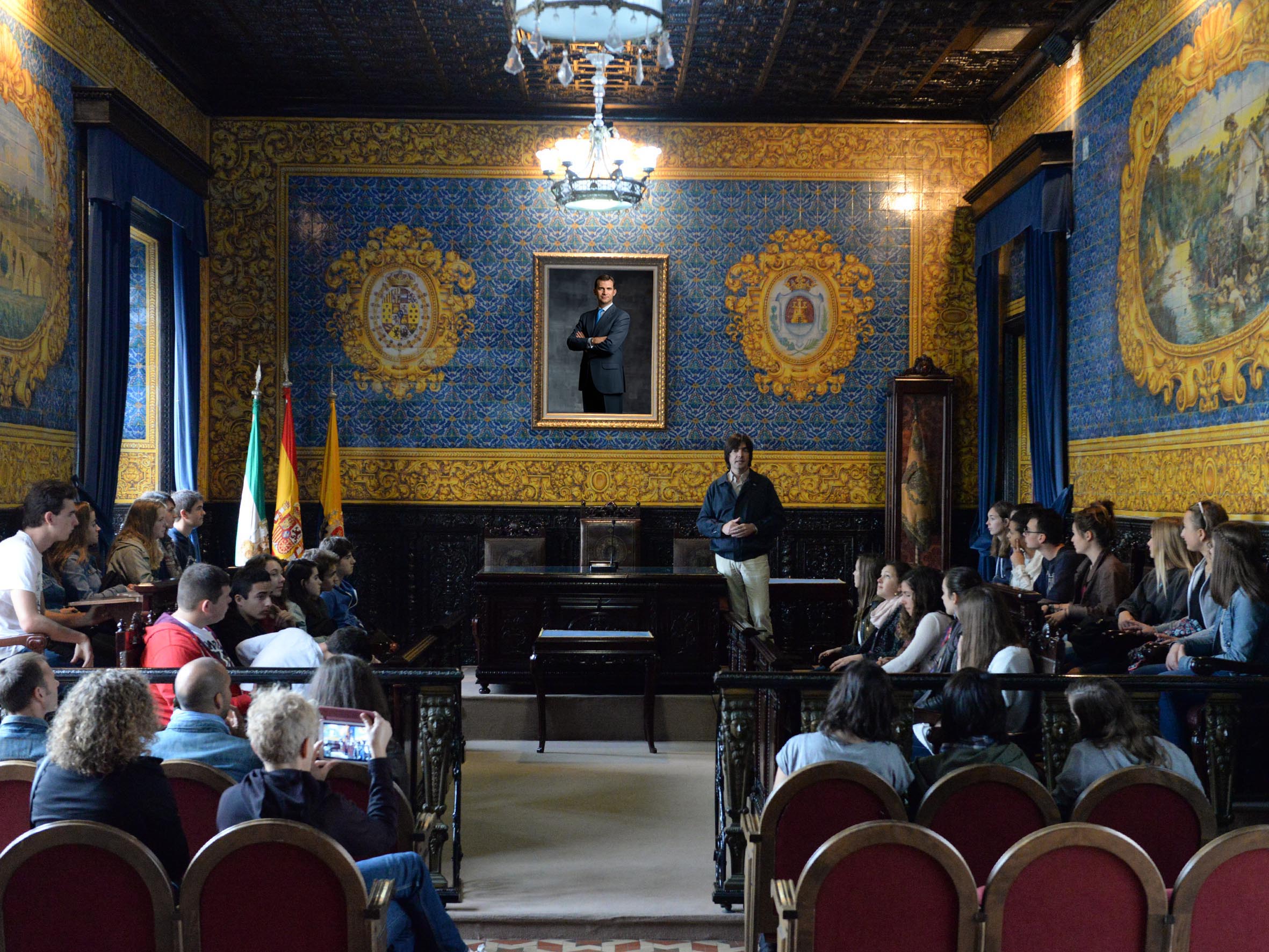 VISITA COLEGIO DE INTERCAMBIO LICEO RENÉ DESCARTES DE FRANCIA
