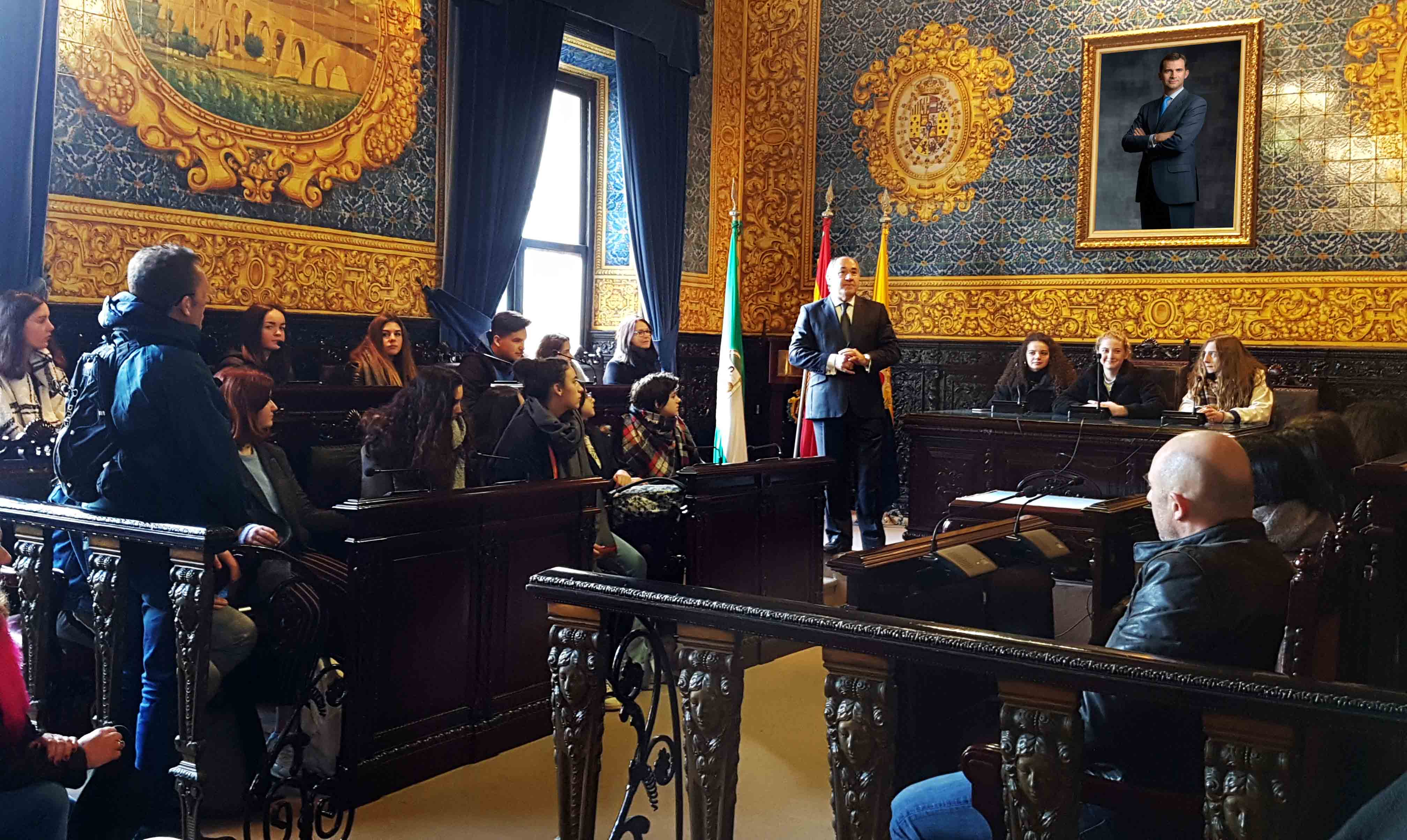 VISITA COLEGIO NIÑOS FRANCIA