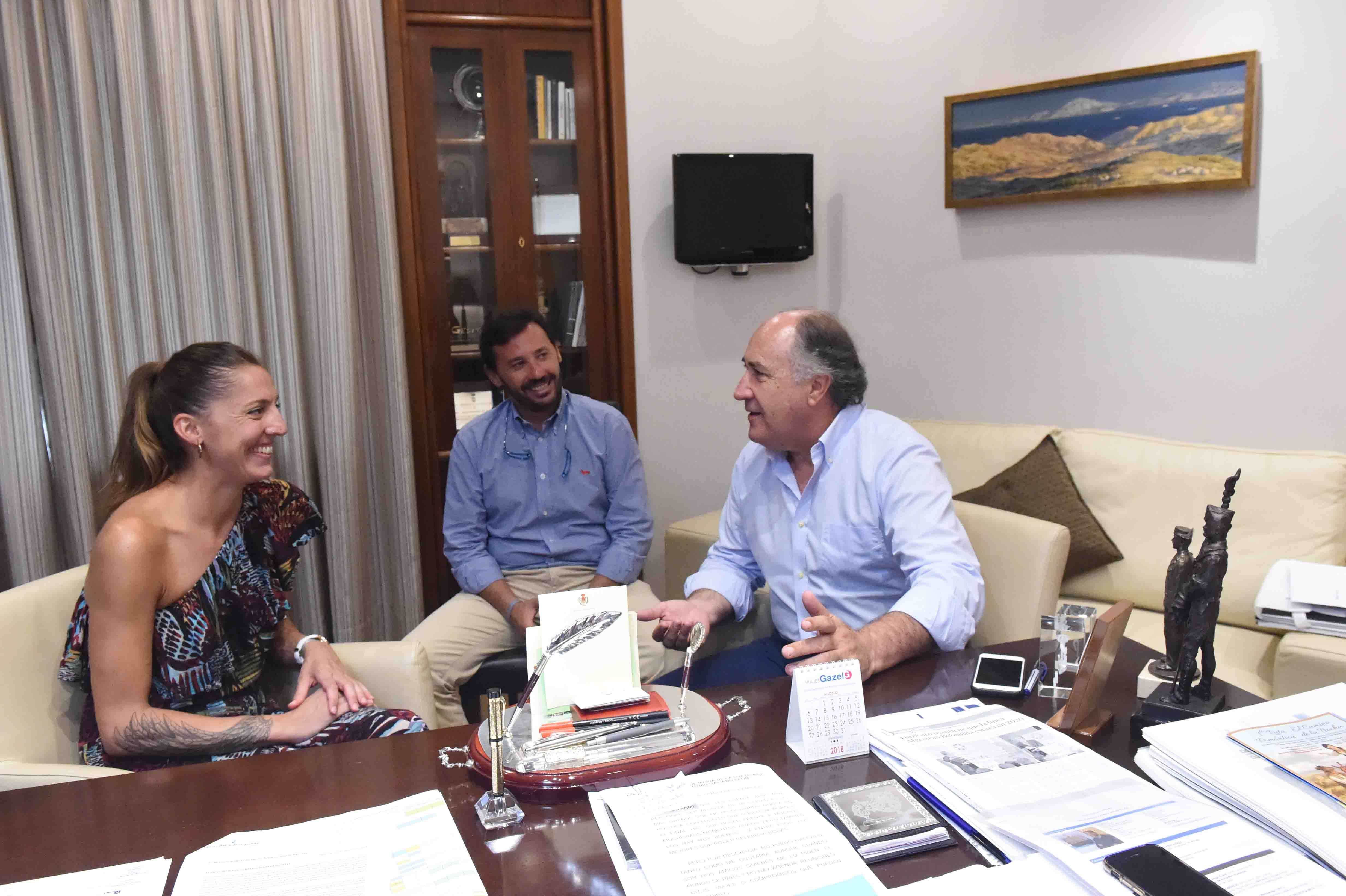VISITA DE AINHOA PINEDO