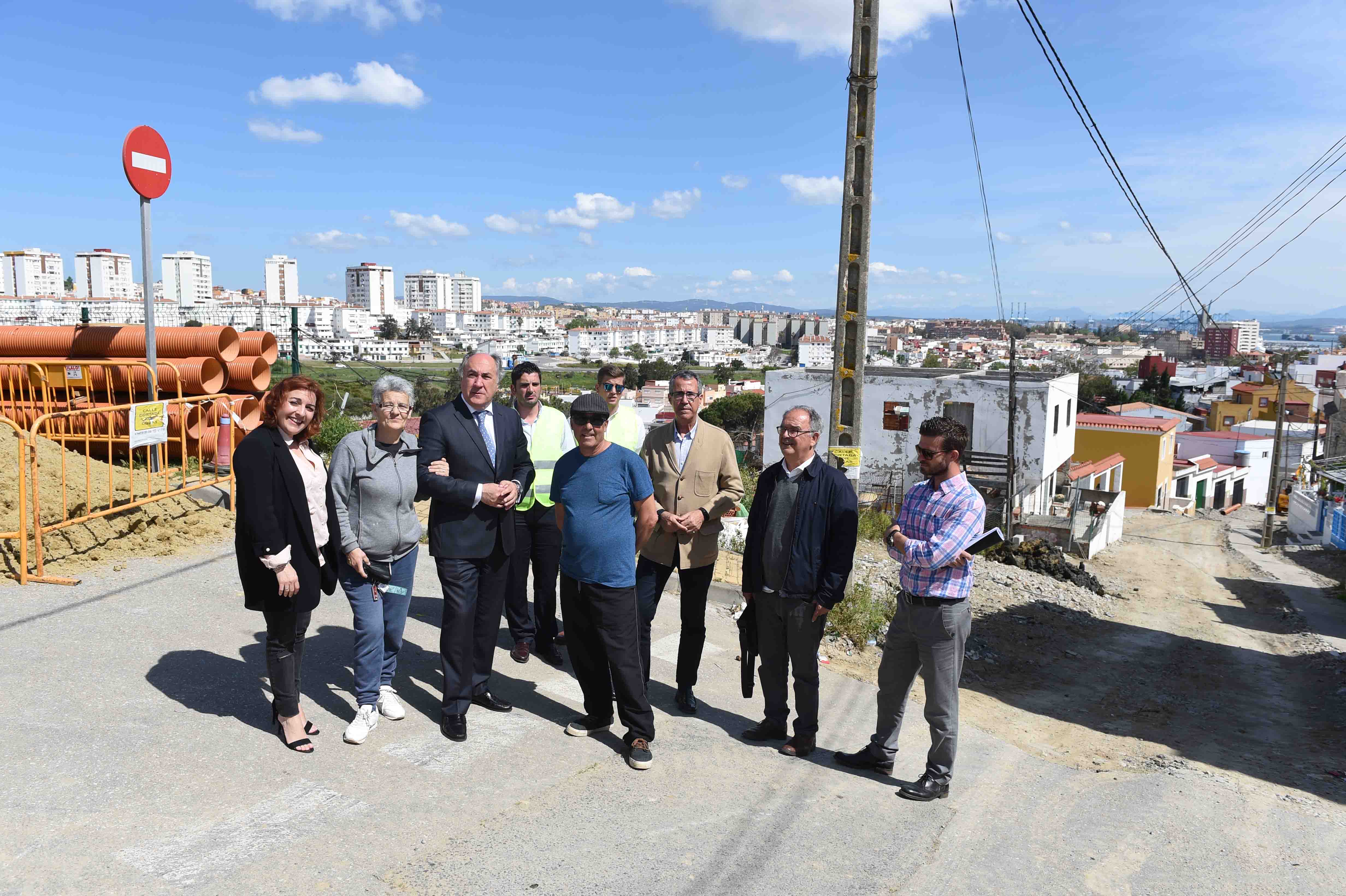 VISITA OBRA CALLE ISABEL PANTOJA