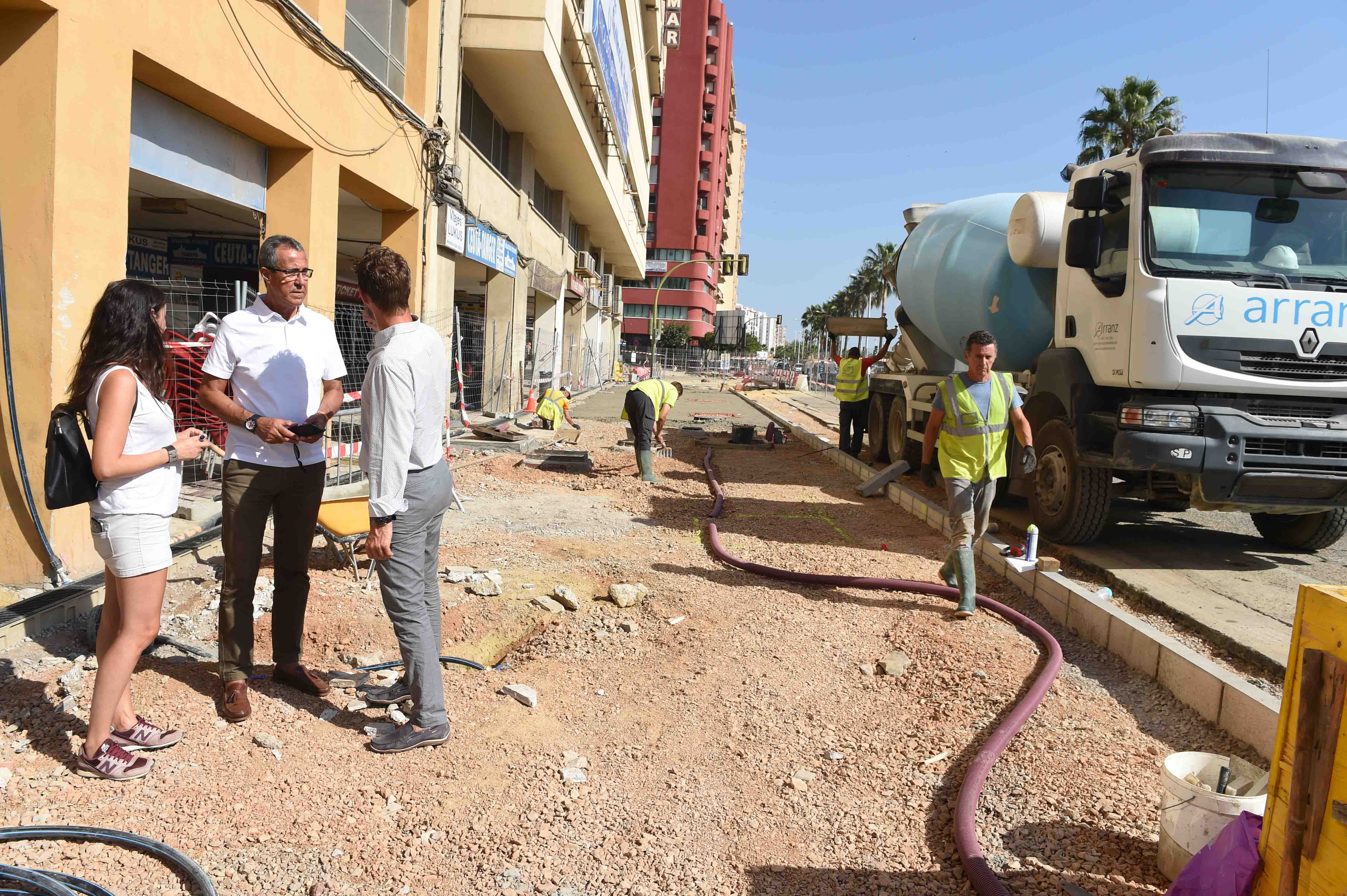 VISITA OBRAS CERA DE LA MARINA