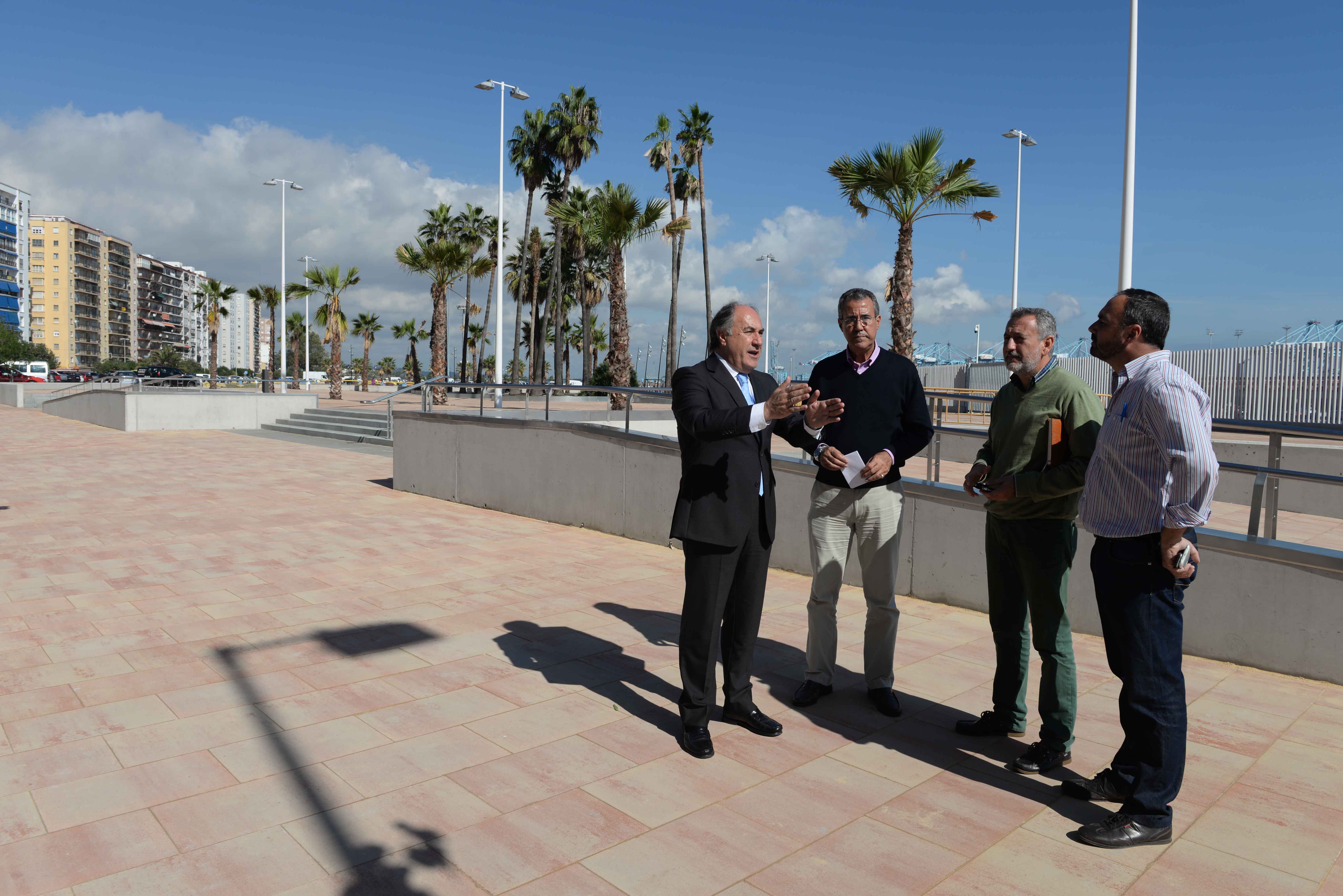 VISITA OBRAS ROTONDA OJO DEL MUELLE