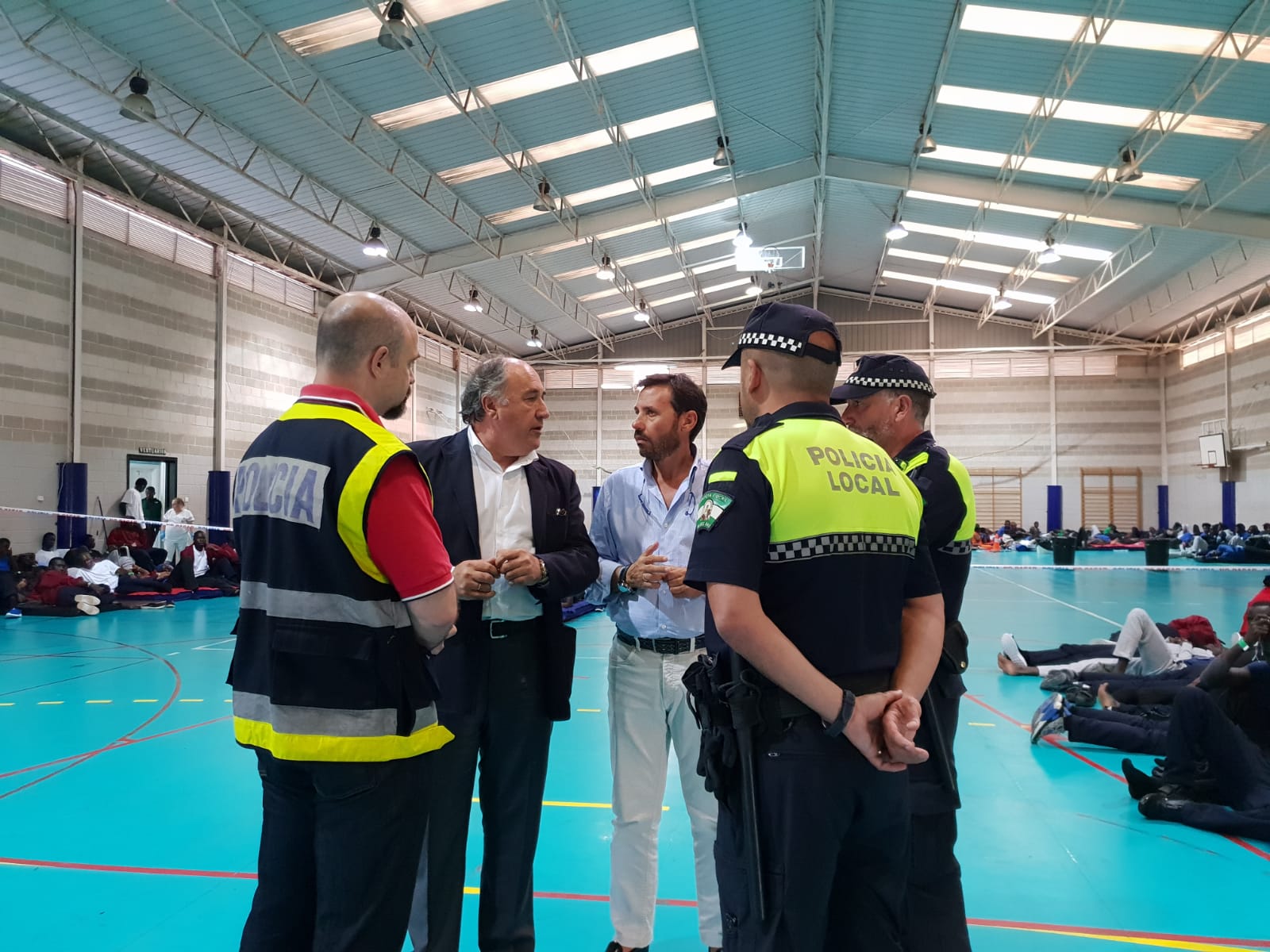 Visita Pabellón Andrés Mateo