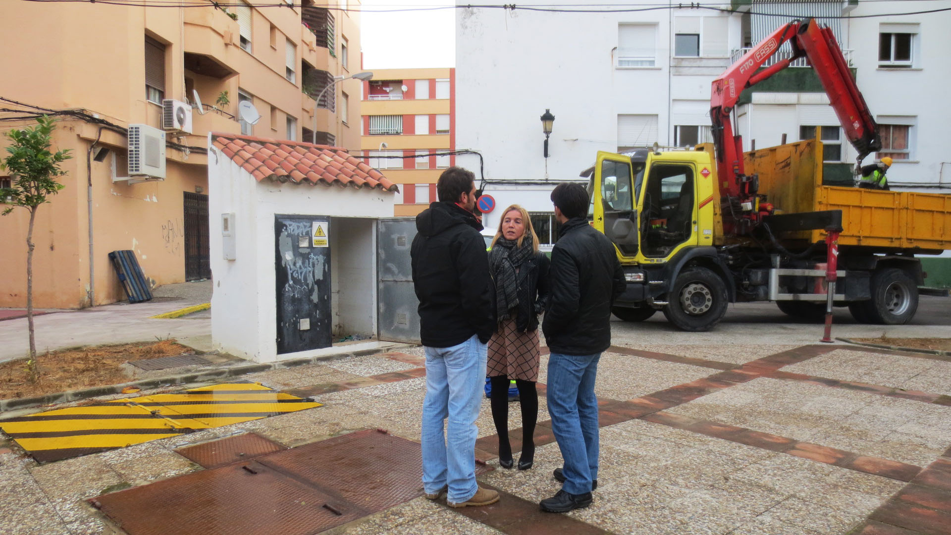 Visita al bombeo de plaza de la comarca