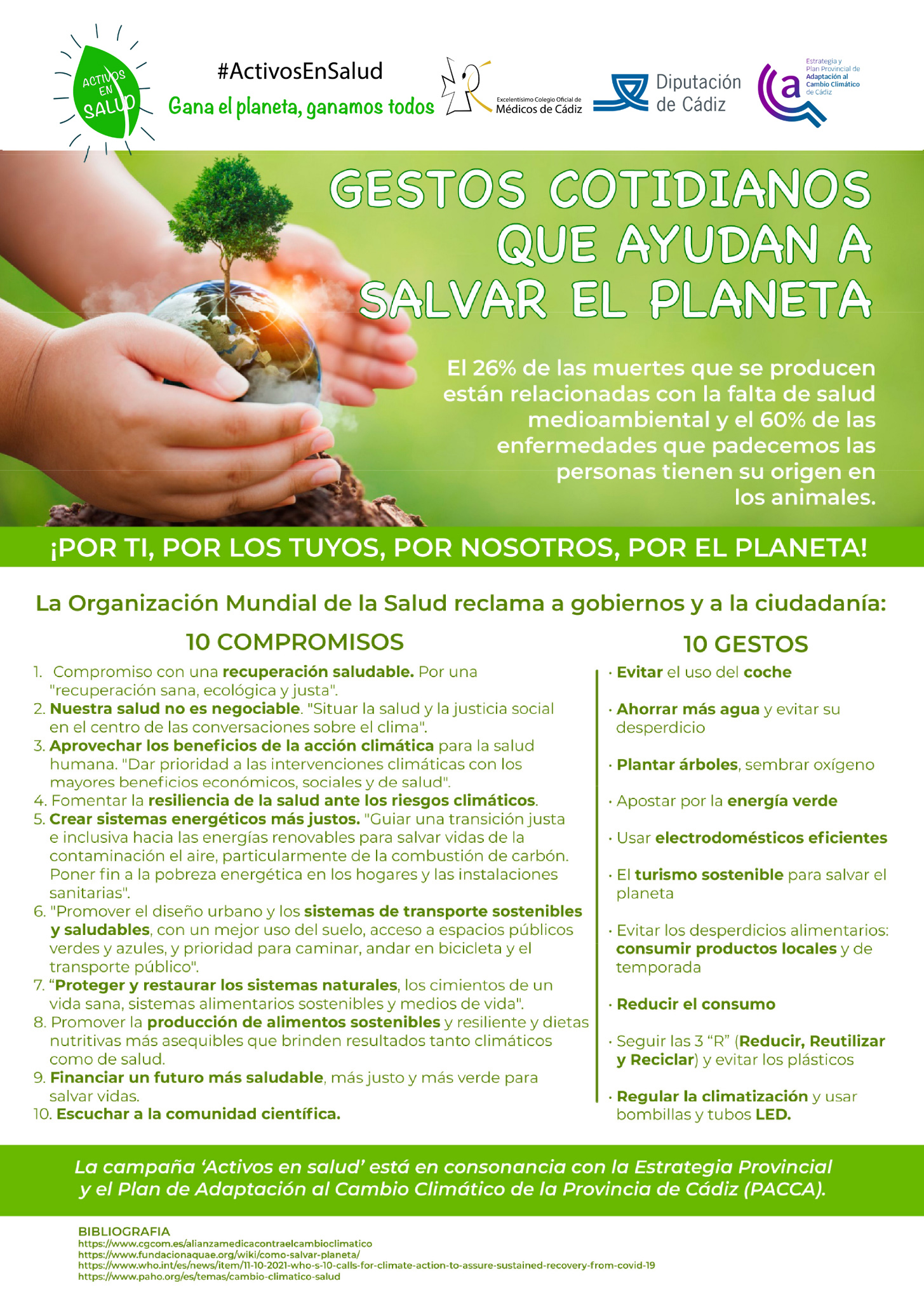 CARTEL SALVAR EL PLANETA ACTIVOS EN SALUD 2023