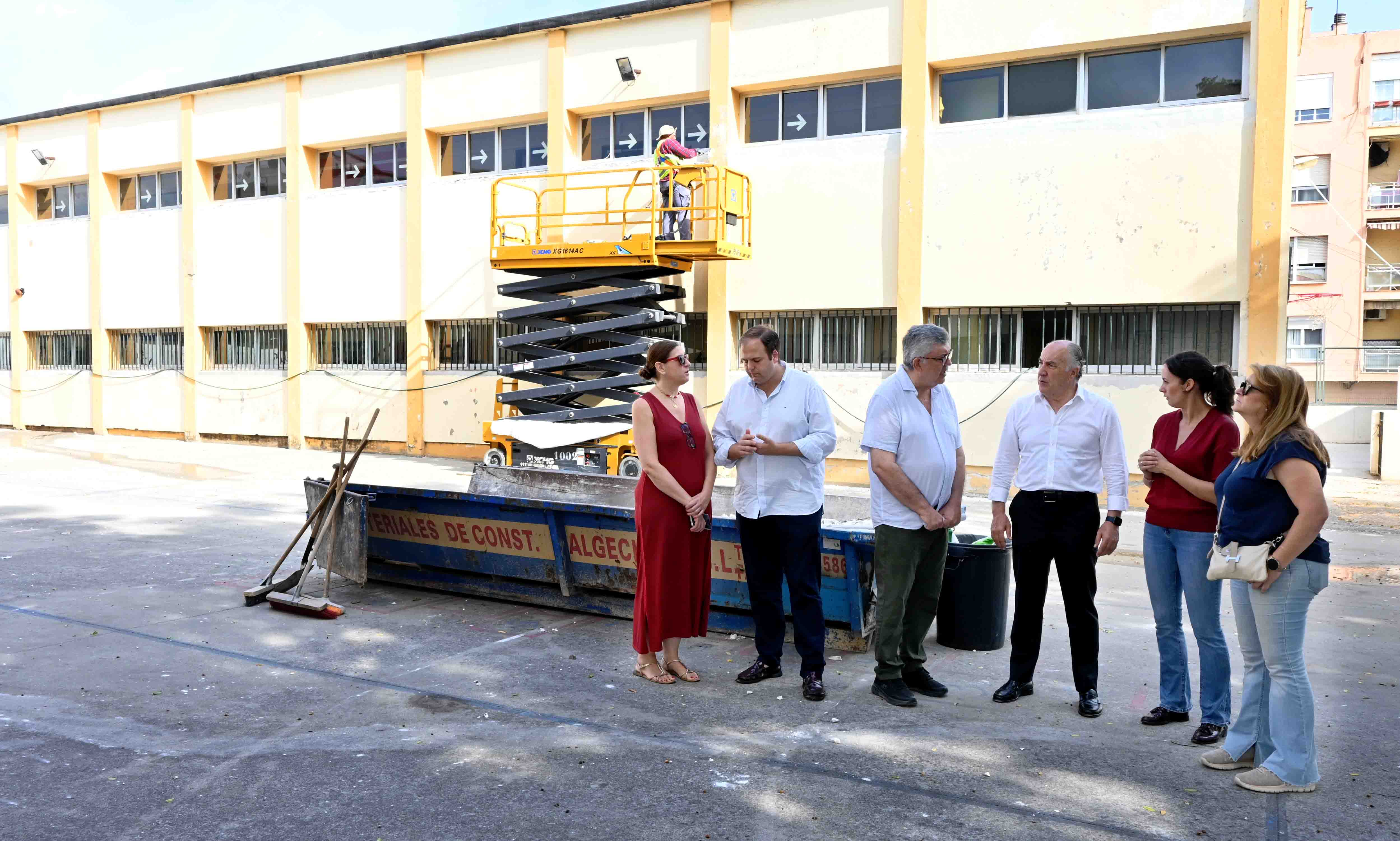 VISITA OBRAS CEIP VIRGEN DEL MAR